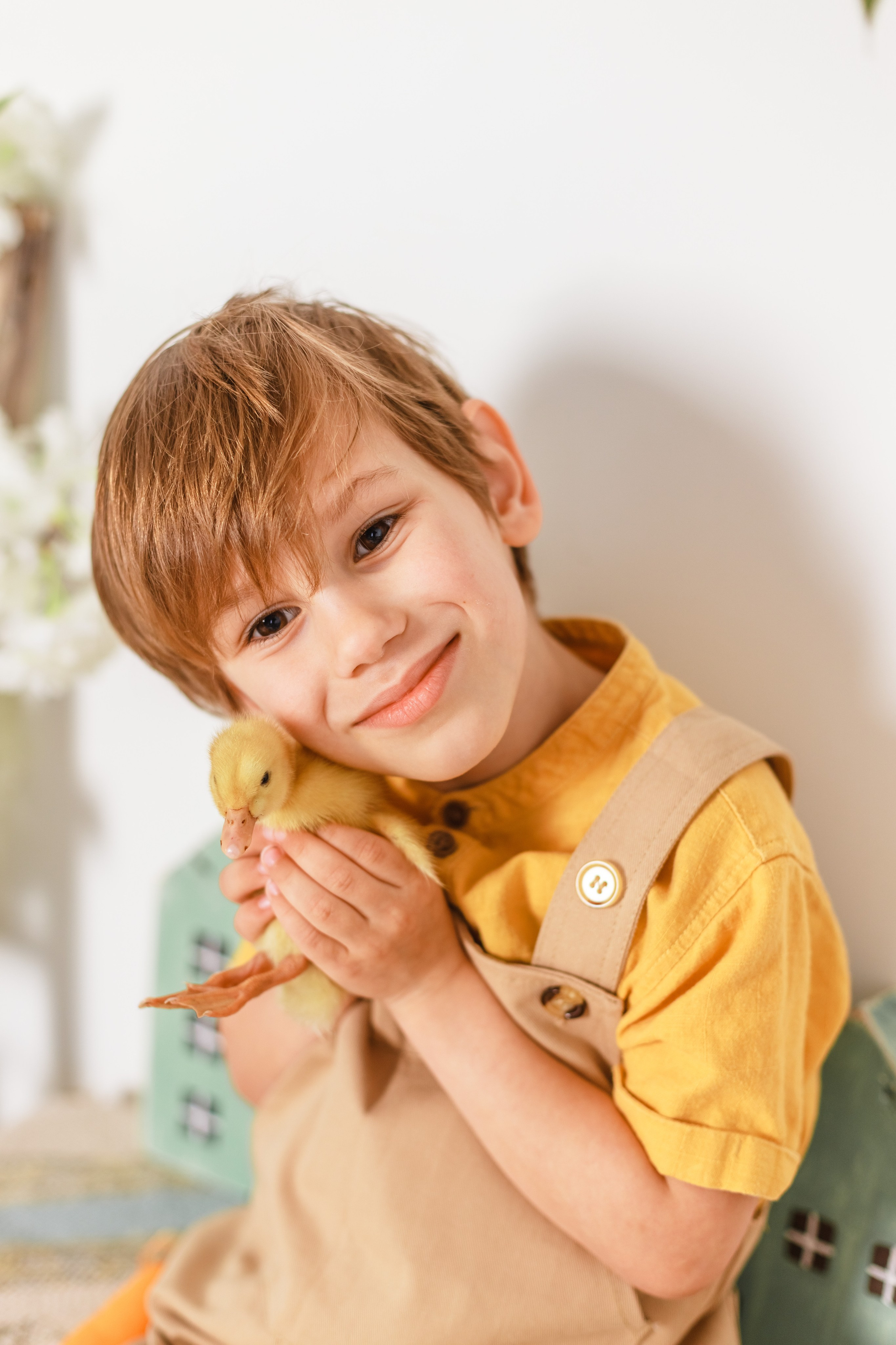 Фотосессия с кроликом и утятами в Краснодаре