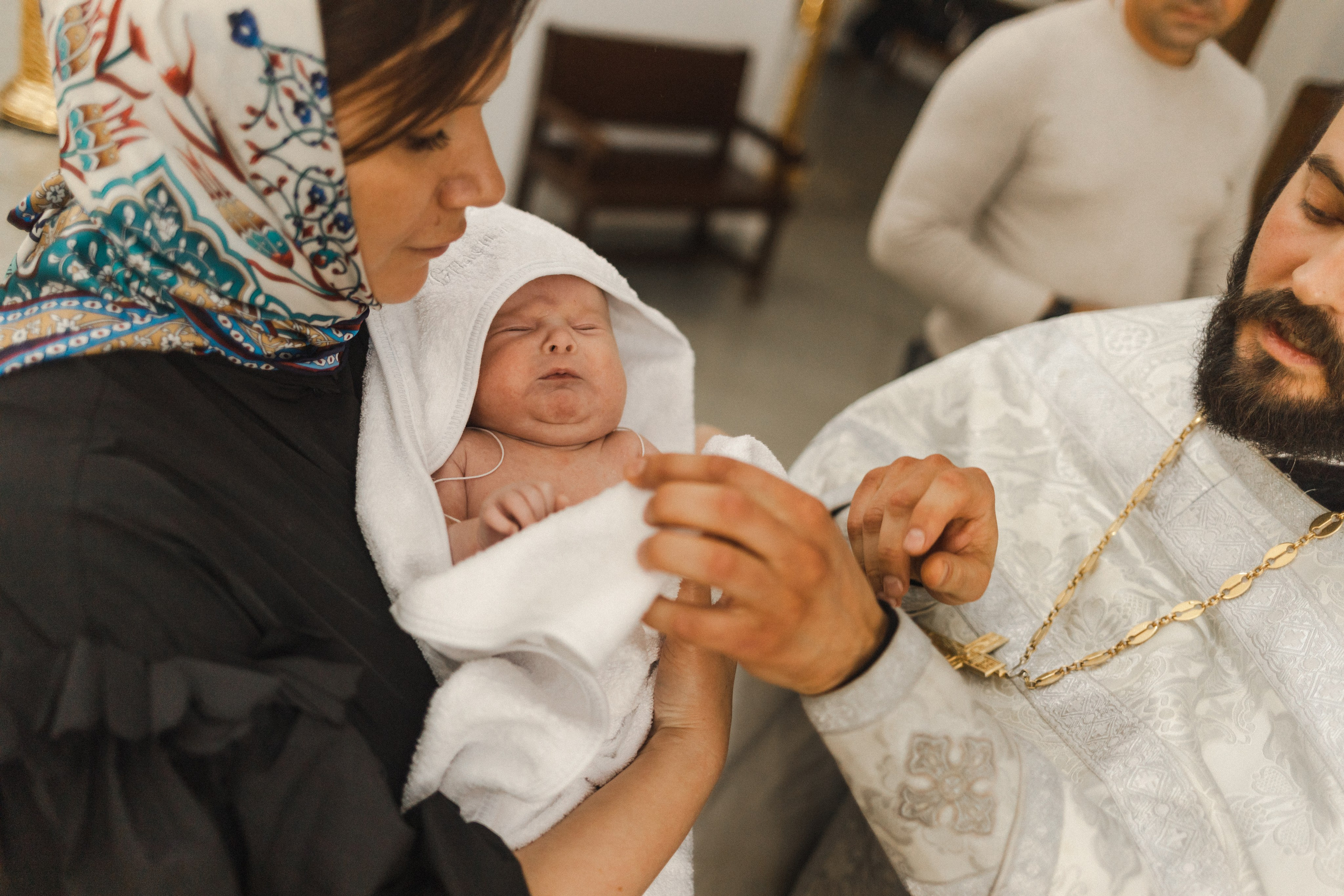 Крещение Стефании. Семейный фотограф в Москве