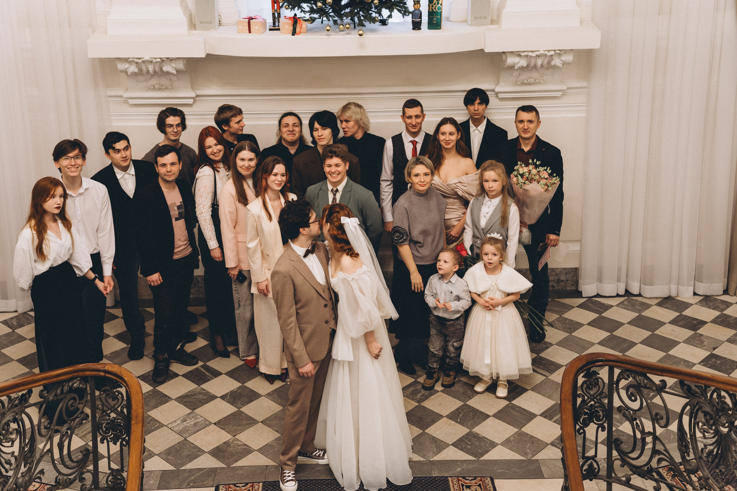 СВАДЕБНАЯ СЬЕМКА ВО ВТОРОМ ДВОРЦЕ С ГОСТЯМИ И ПРОГУЛКА В ТАВРИЧЕСКОМ САДУ. Профессиональный фотограф, Санкт-Петербург — Виктория Богомолова