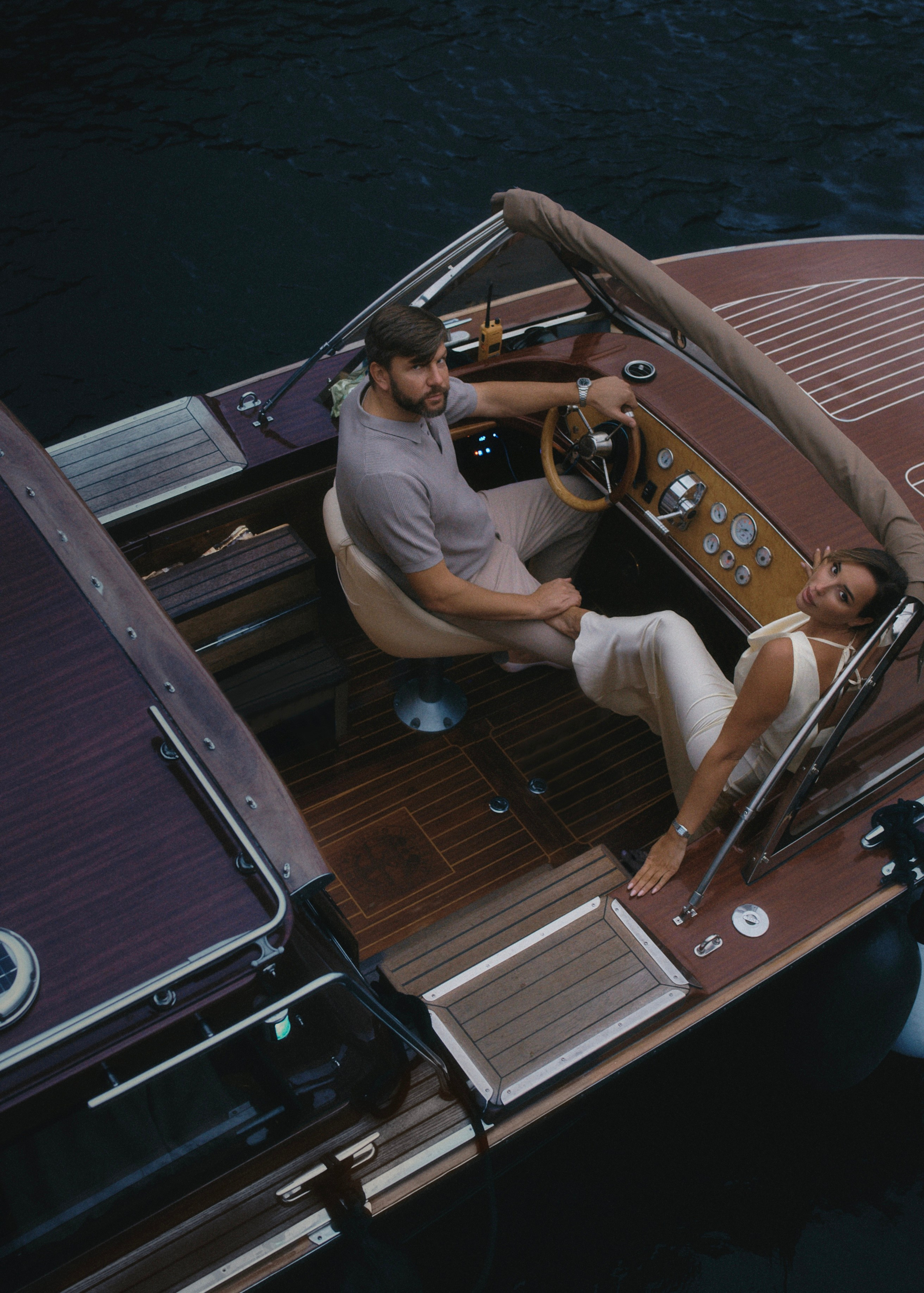 Оля и Антон фотосессия на яхте