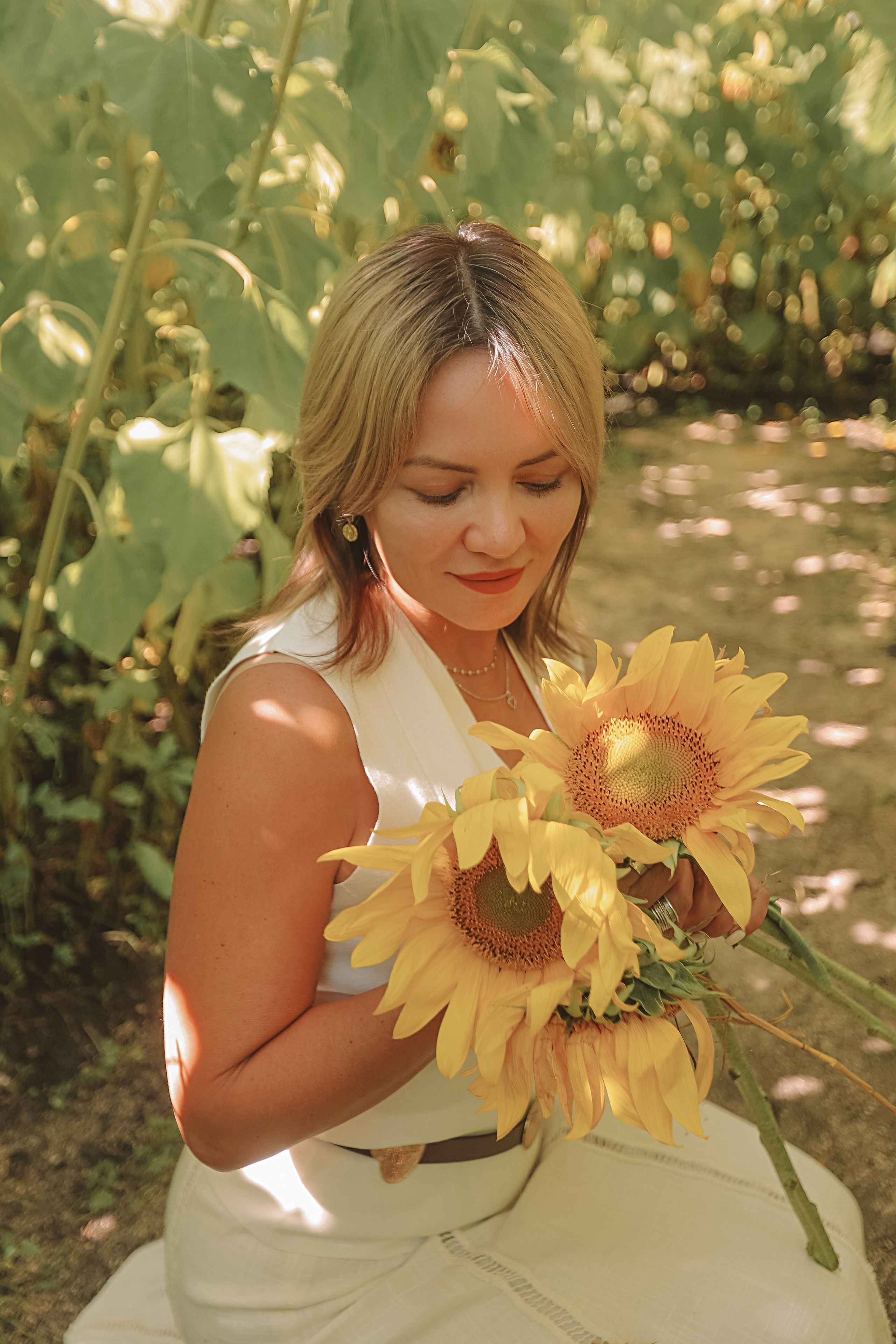 Подсолнухи. Семейный фотограф Тюмень, фотограф на роды Салмина Мария