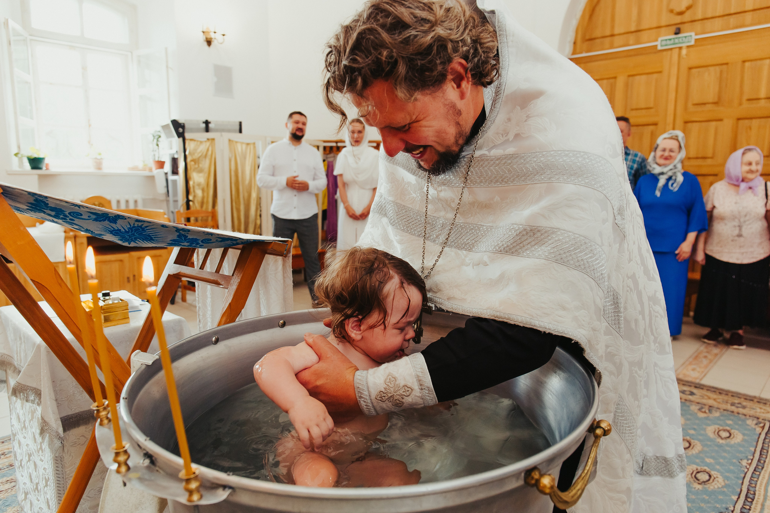 Фотосъемка Крещения ребенка. Фотограф новорожденных и детский в Сергиевом Посаде Кругликова Юлия