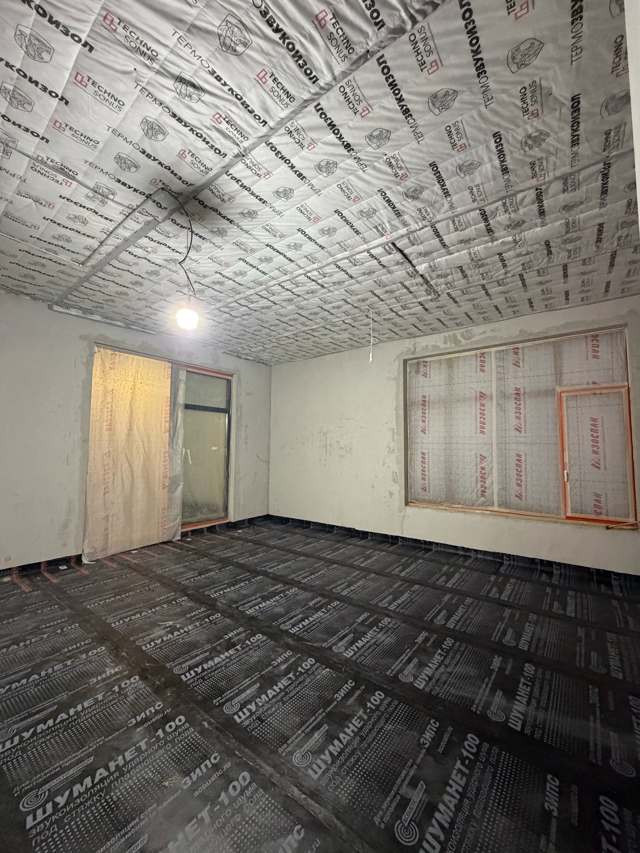 ШУМОИЗОЛЯЦИЯ ПОЛА, СТЕН, ПОТОЛКА. KlyavinshGroup