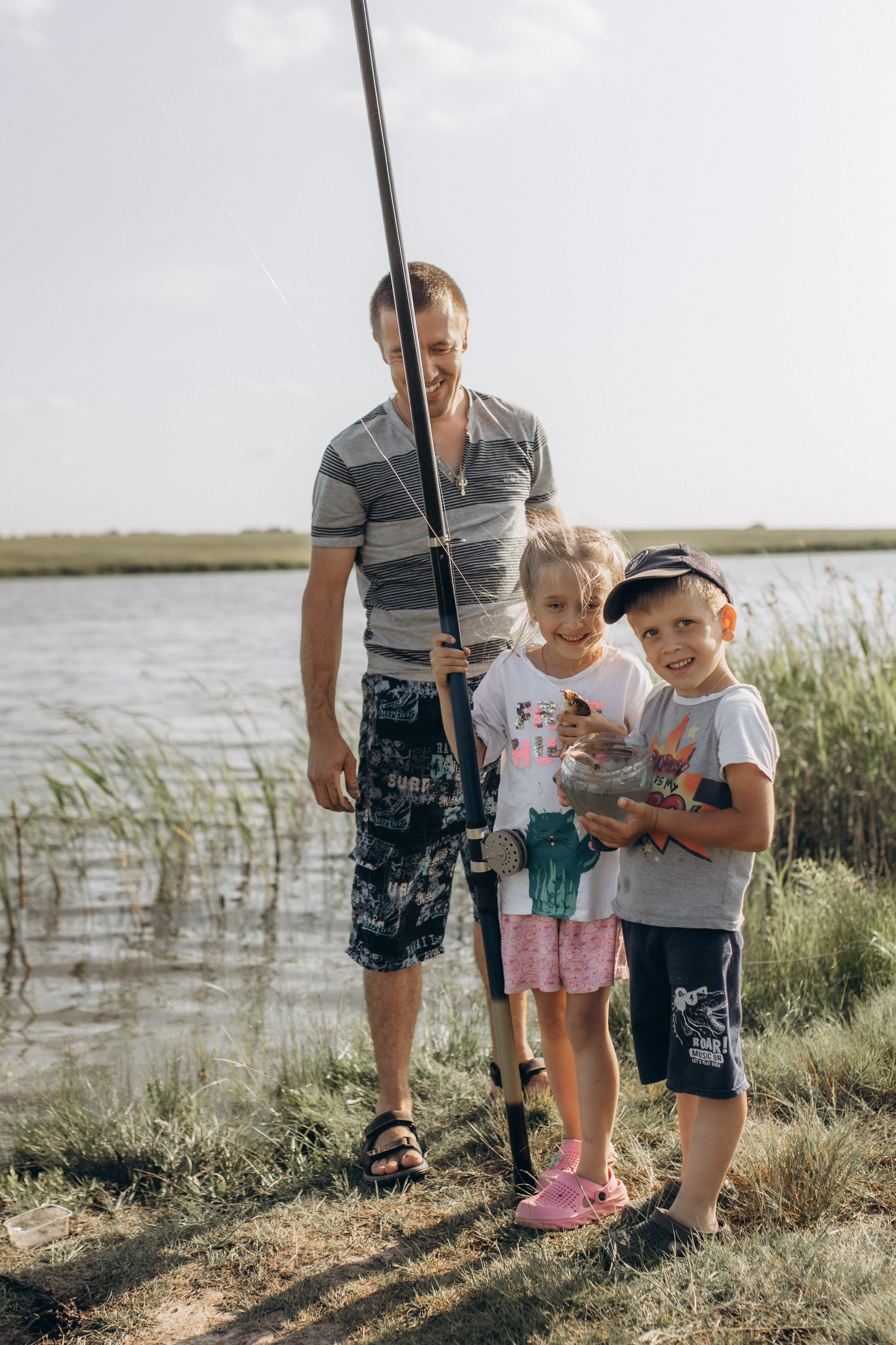 Семейная рыбалка. Семейный фотограф lifestyle в Новосибирске Елена Шпилевая