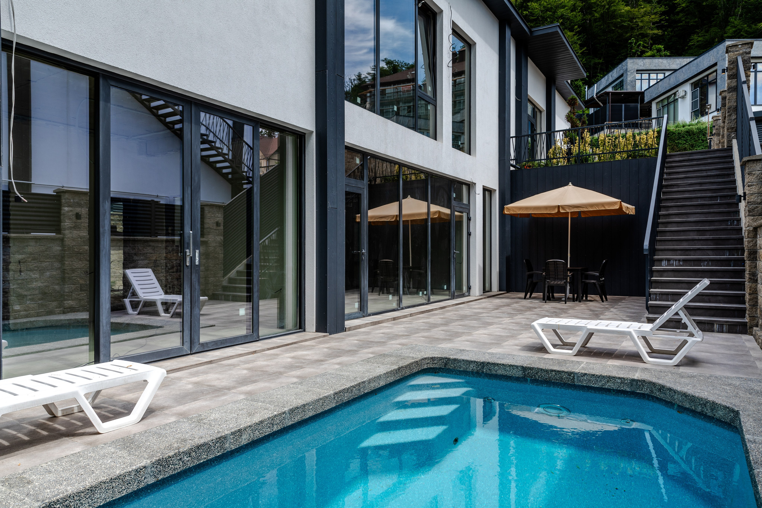 Архитектурная фотосъемка коттеджа, Дагомыс. Интерьерный фотограф в Москве