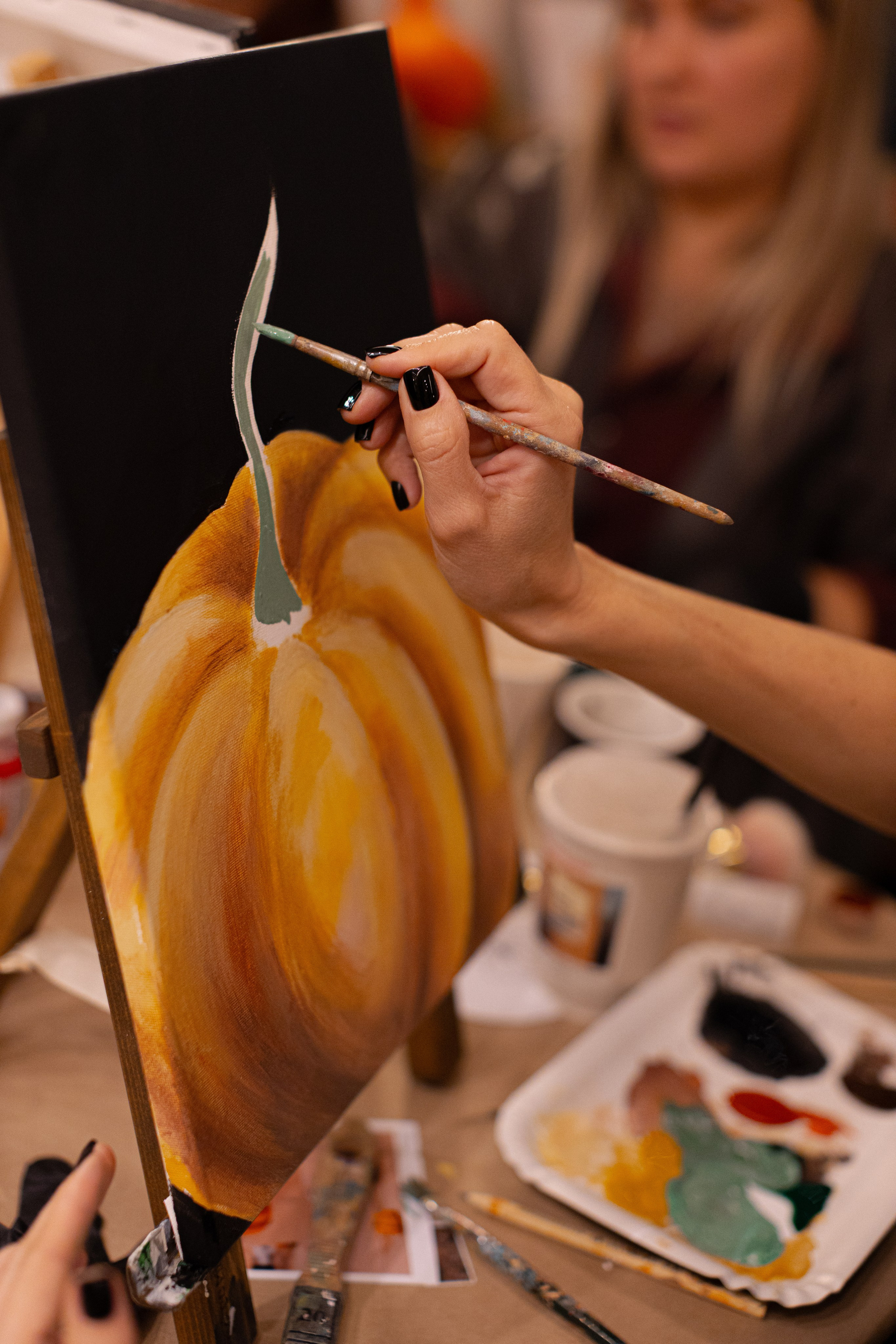 МК Тыква в кафе Здрасте. Анастасия Ракчеева Художник