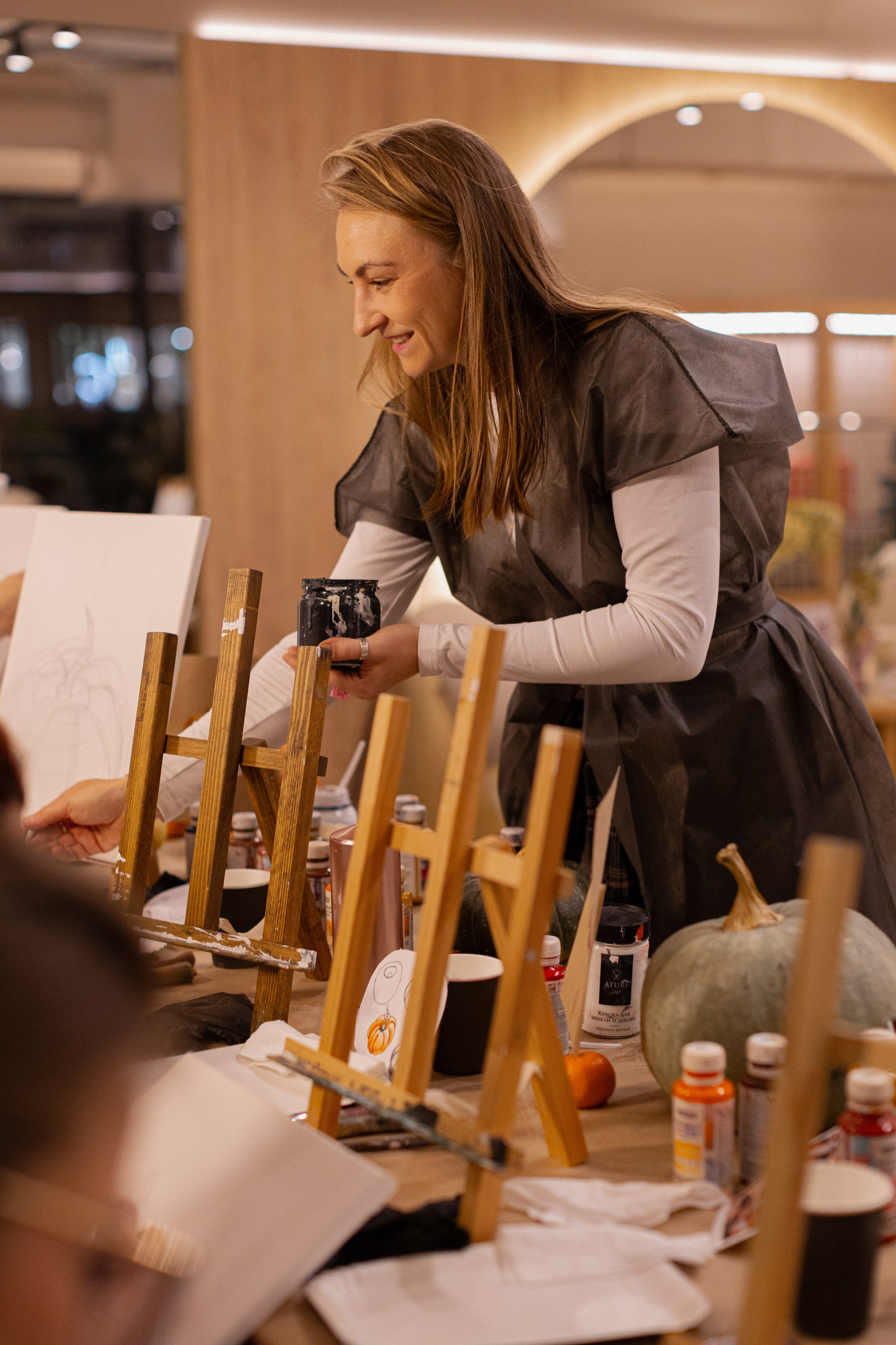 МК Тыква в кафе Здрасте. Анастасия Ракчеева Художник