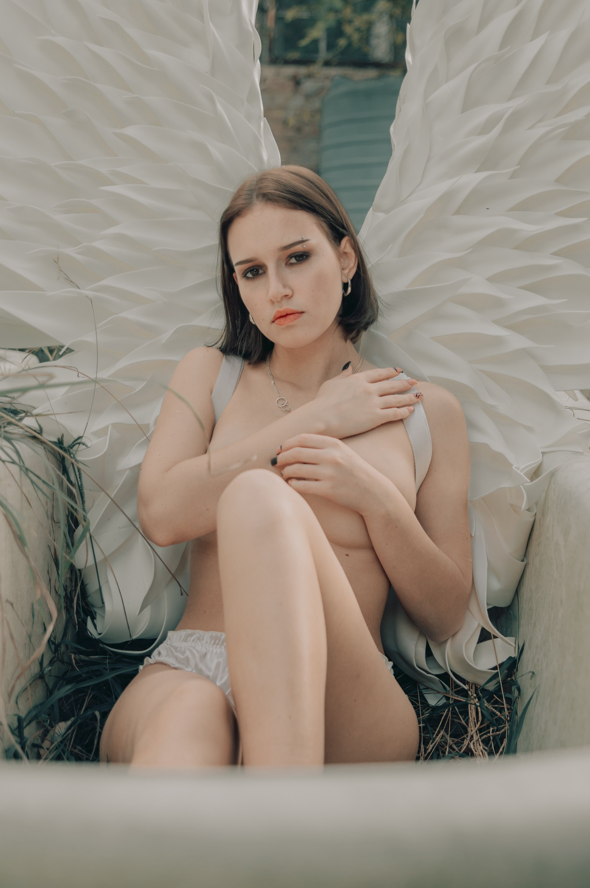 Девушка с ангельскими крыльями фотография в Сочи