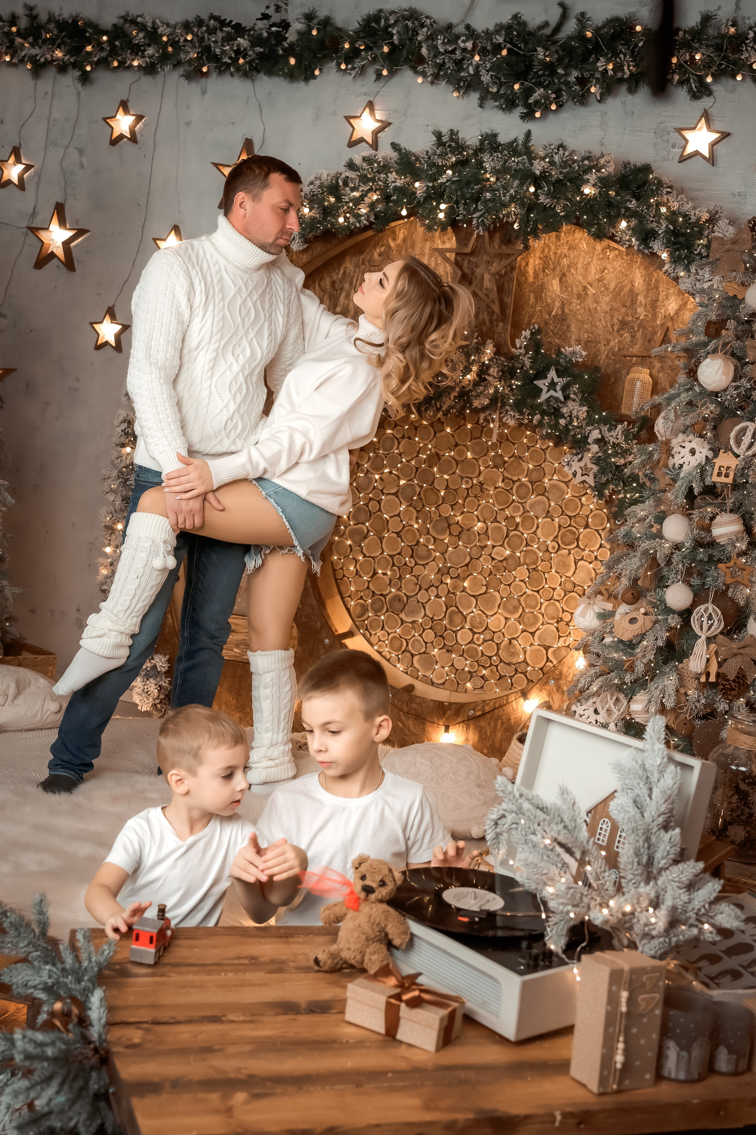 Новогодняя семейная фотосессия. Марина Суздаль семейный и детский фотограф в Москве и Подмосковье