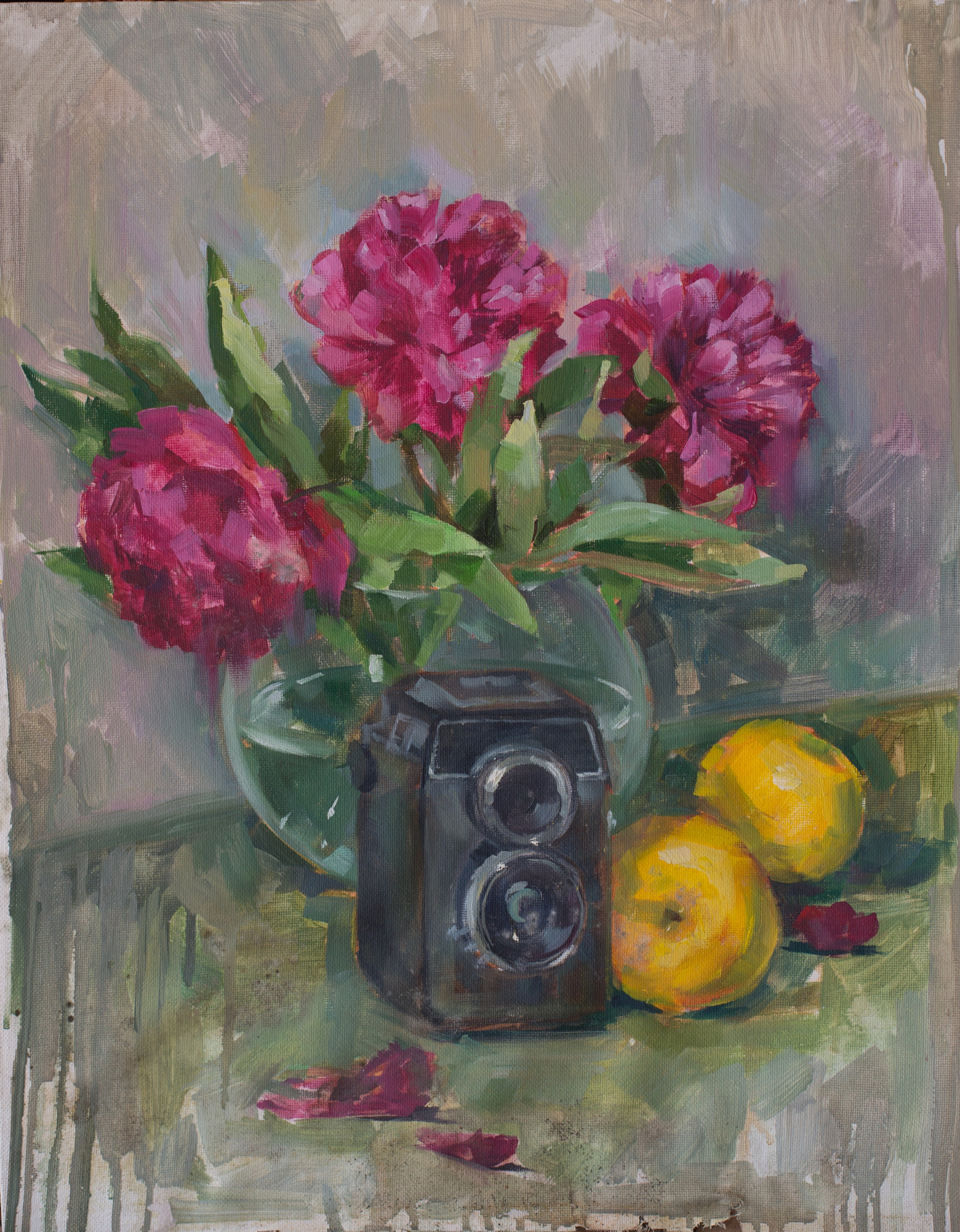 Масло. Художник