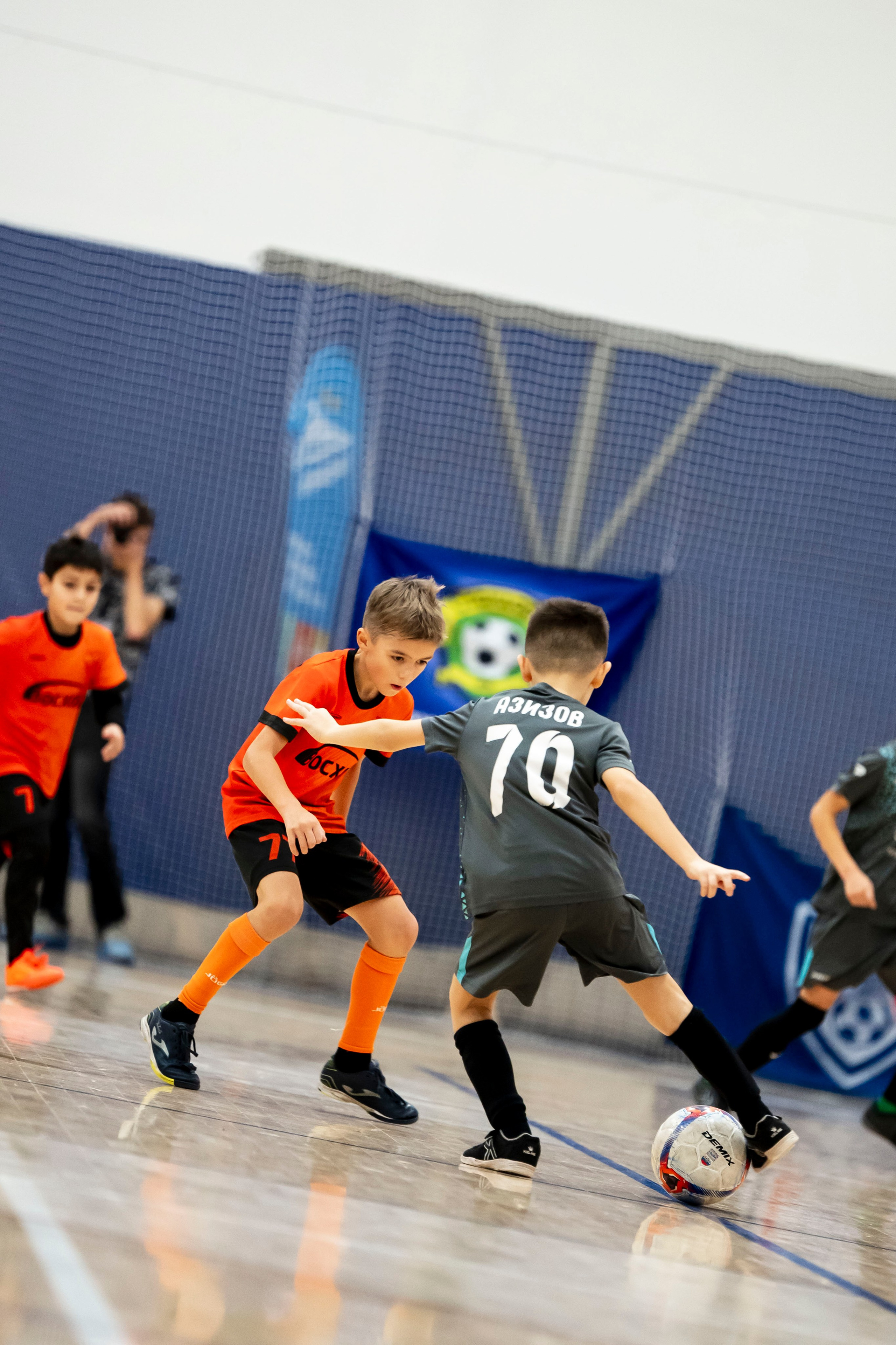 Всероссийский турнир по мини футболу FUTSAL KIDS TROPHY 2025. Спортивный фотограф в Туле и Тульской области. Файсханова Фото Спорт