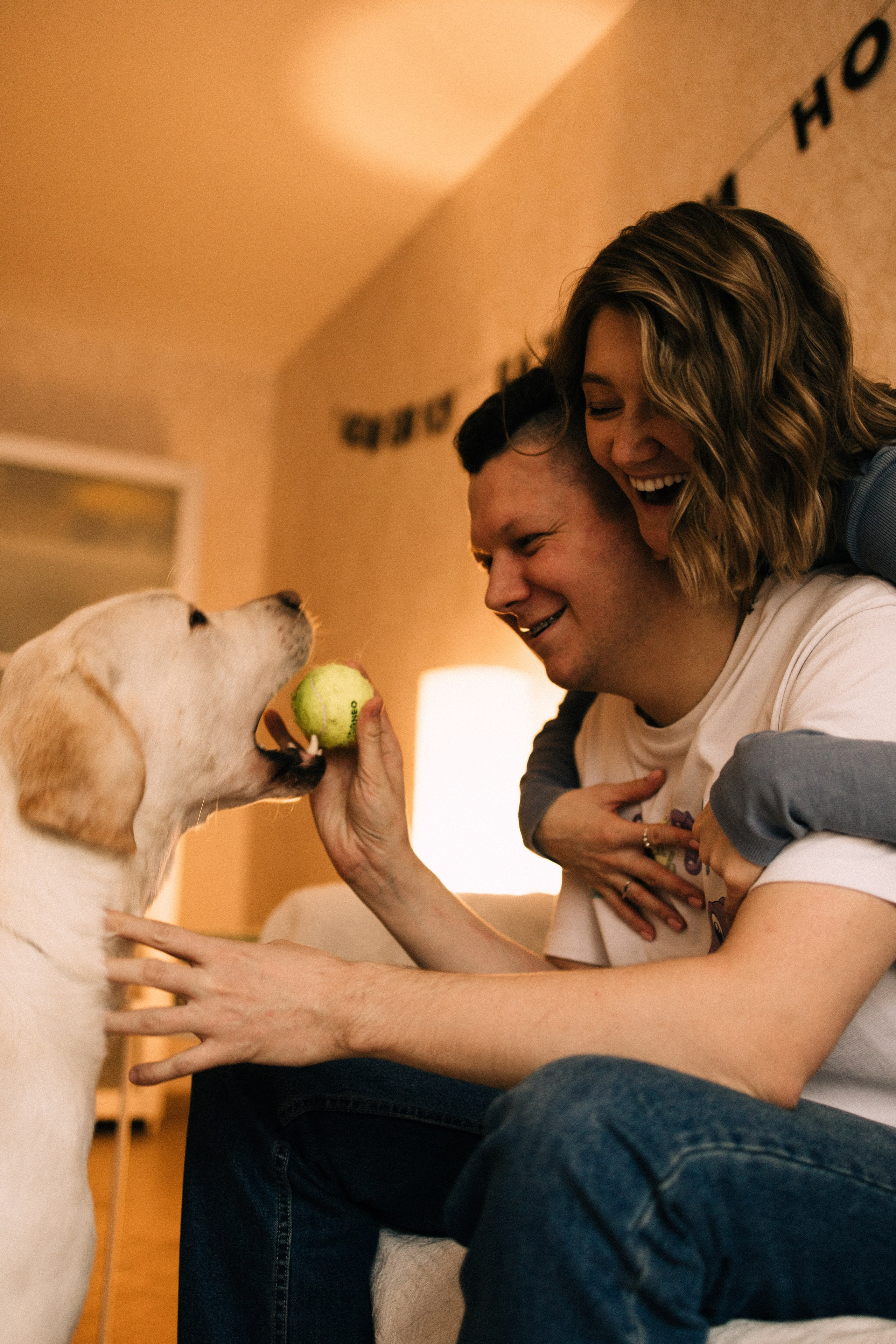 Дома трое. Фотограф Настя Леонова