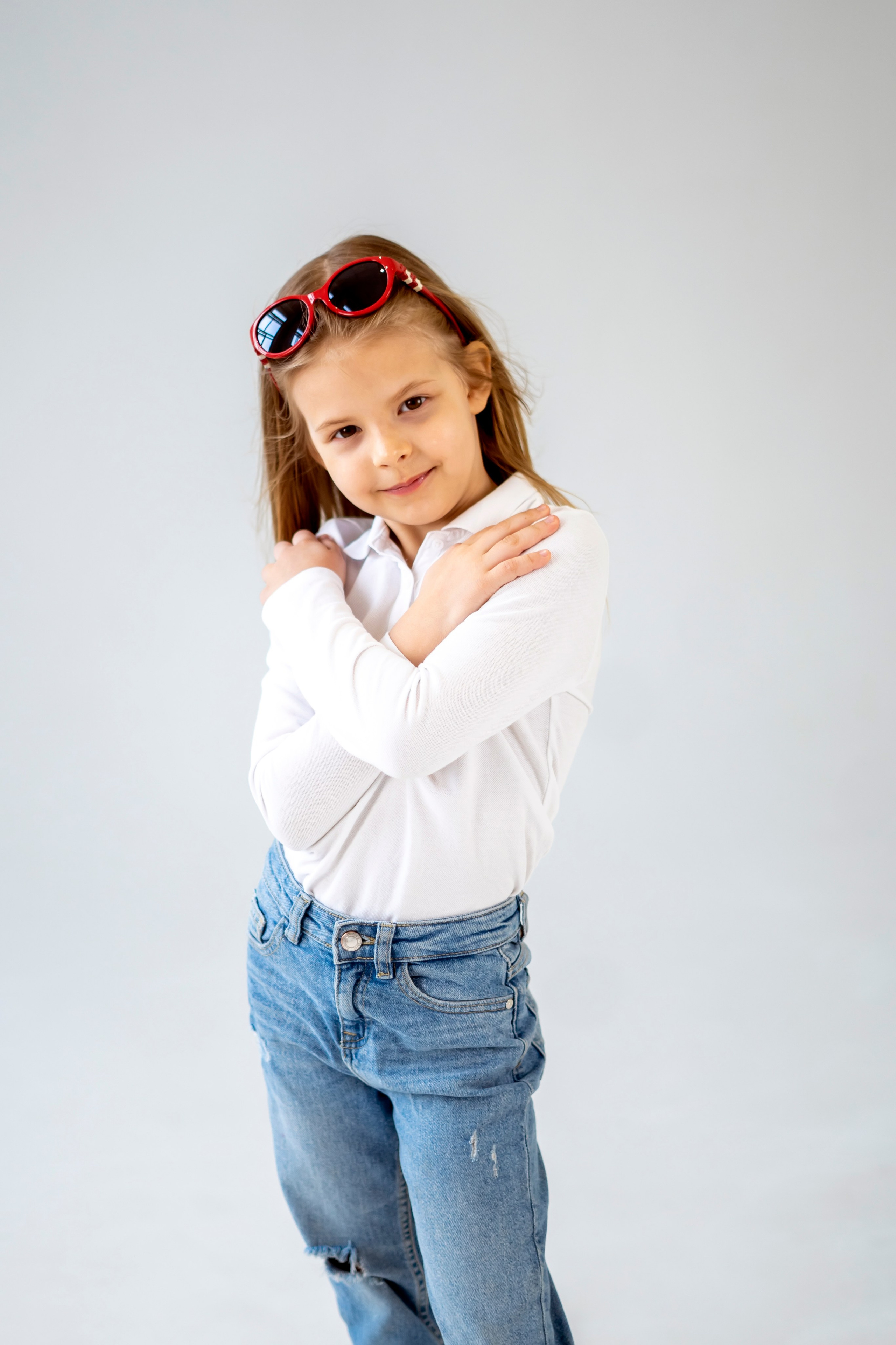 Детки на циклораме. Семейный и детский фотограф в Хабаровске Анна Гриневич