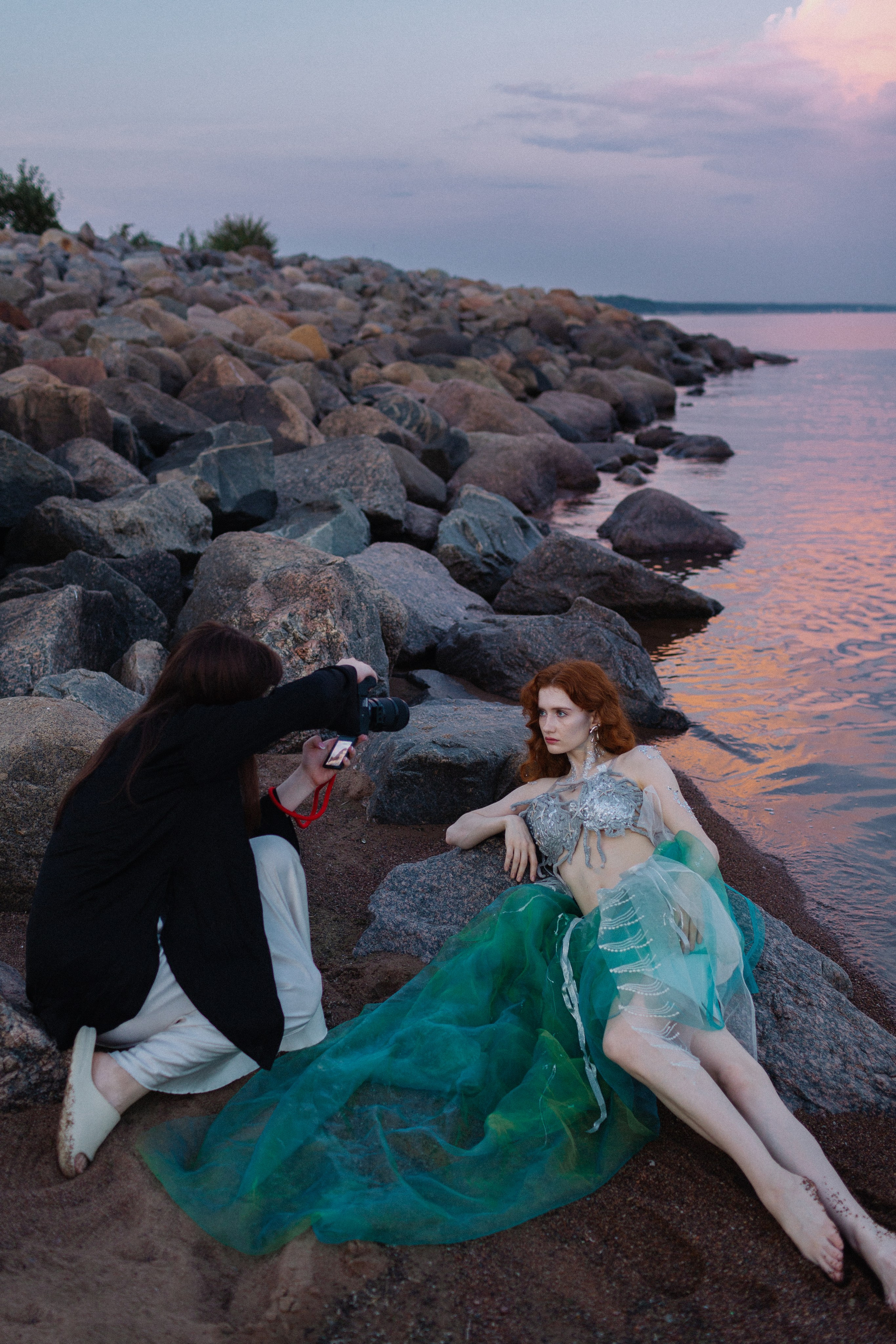 Backstage Mermaid. Фотограф Вика Йодль