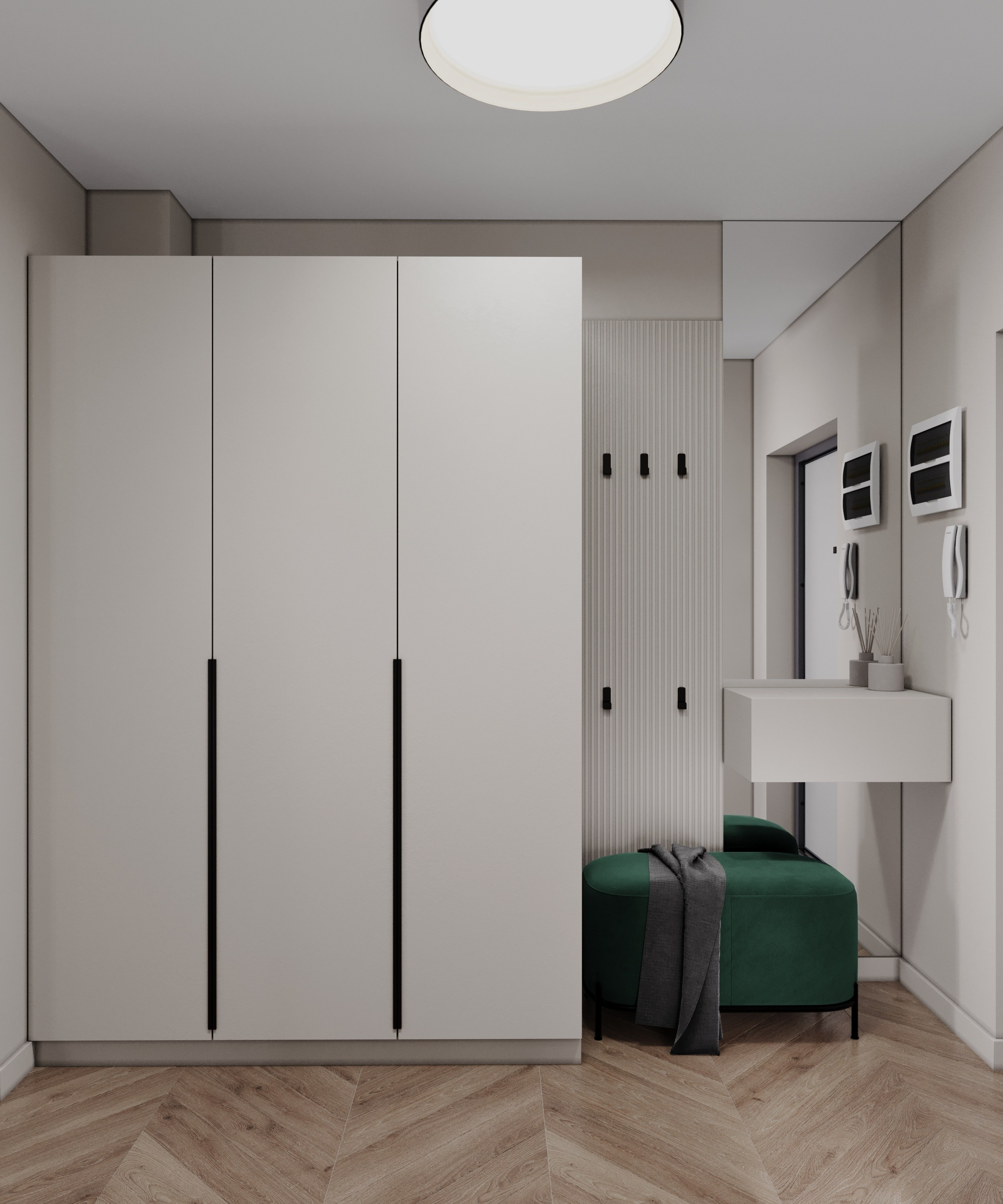 EKAT PARK, 50 m². Анастасия Дремина DREMINA INTERIORS