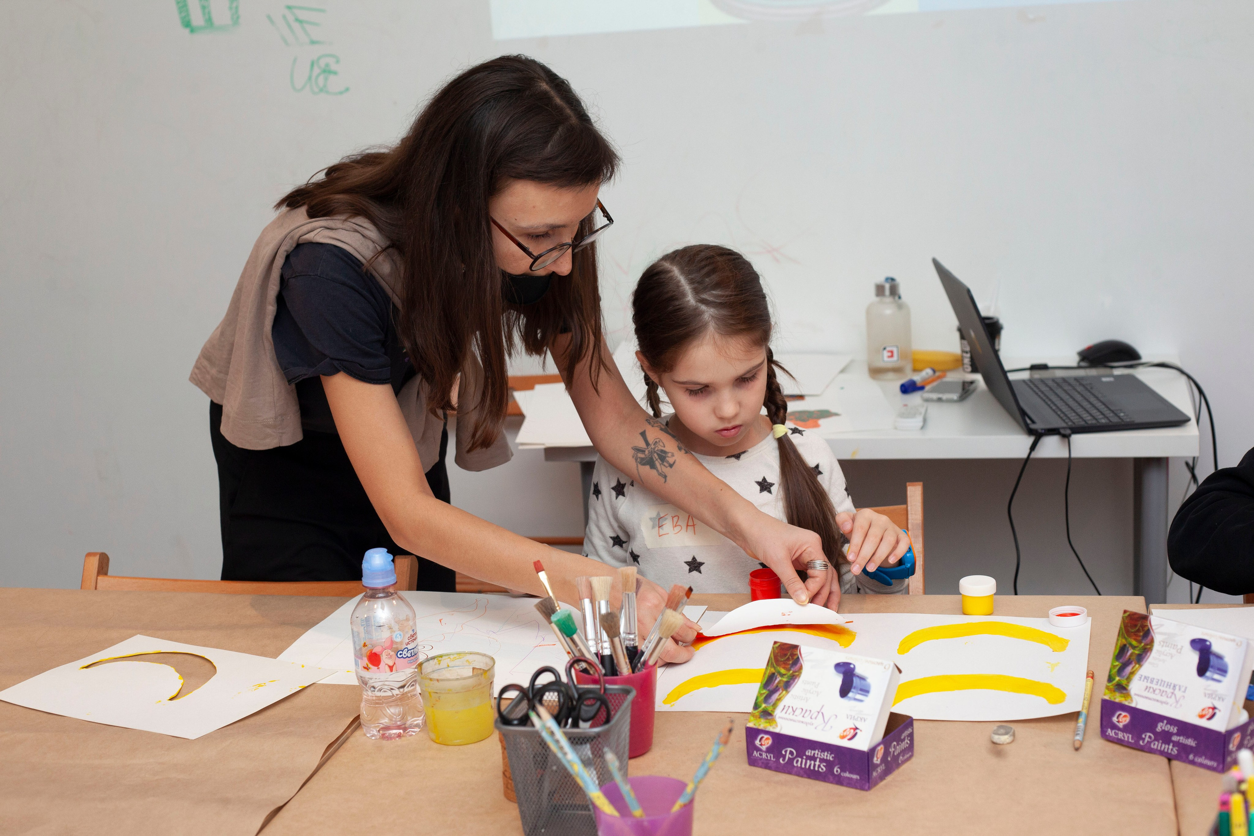 Детский мастер-класс в ММОМА. Stanislav Baryshev — People. Emotions. Atmosphere