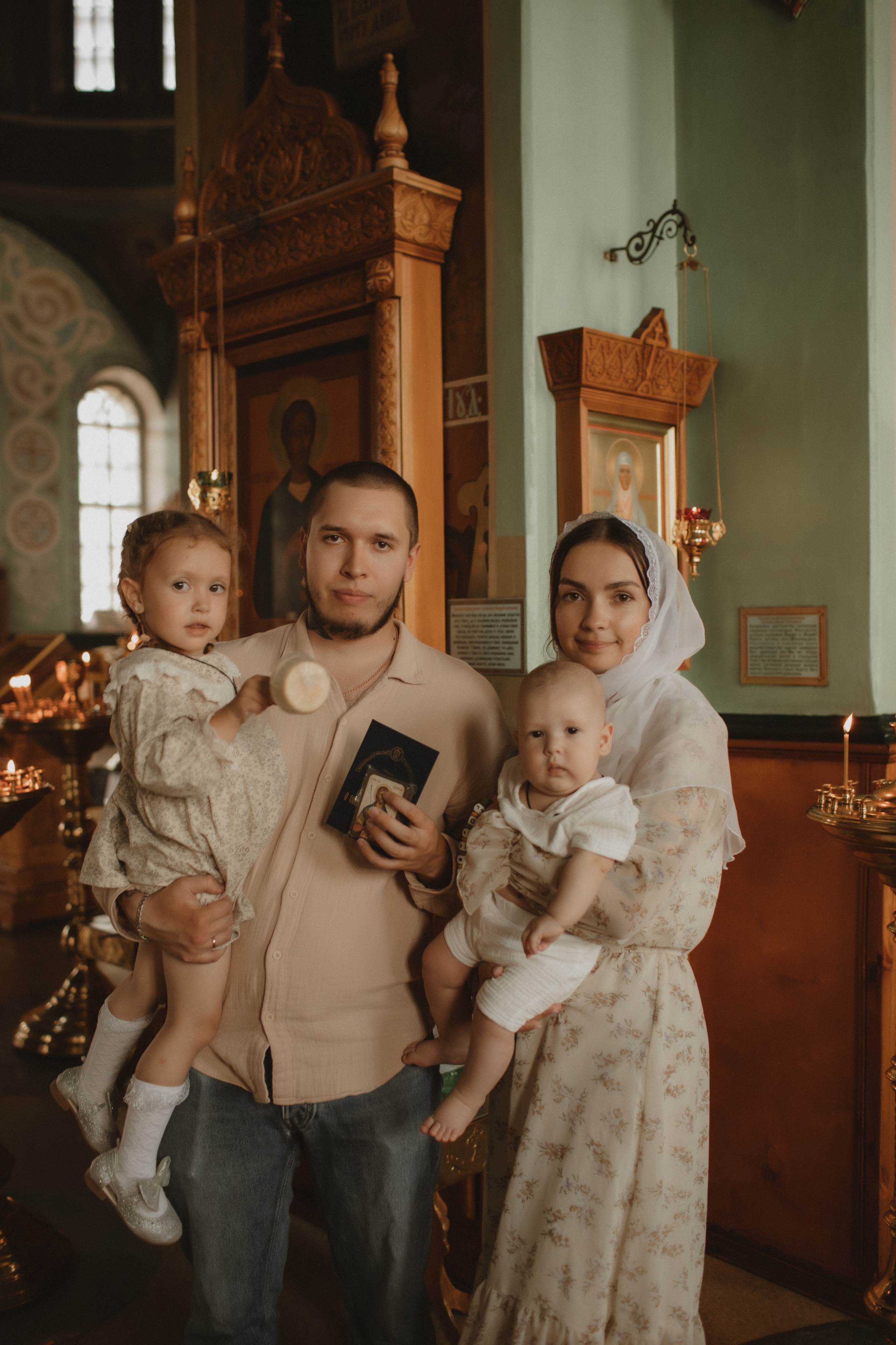 Крещение Гордея. Семейный фотограф в Челябинске Ксения Зубкова