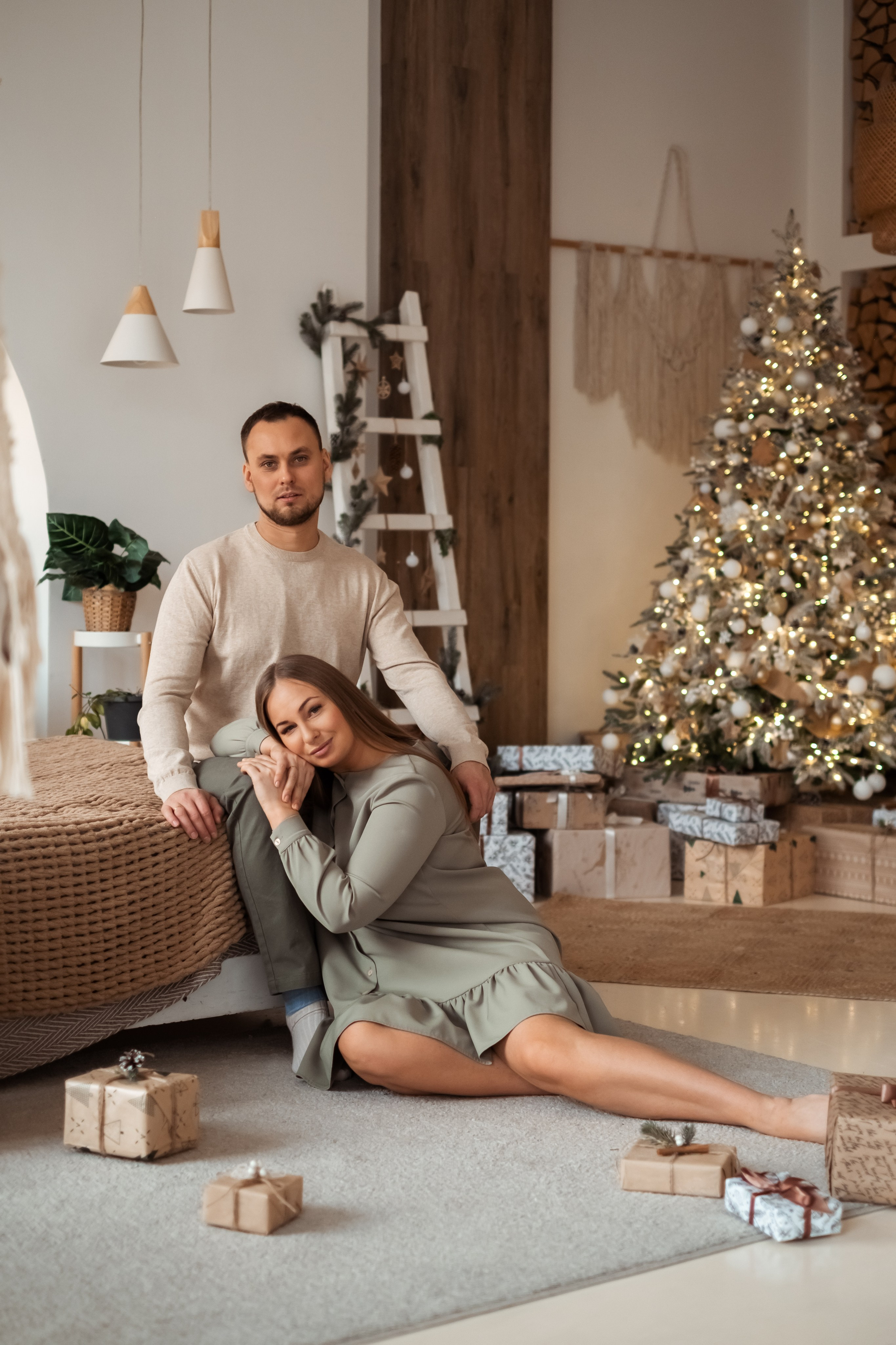 Семейная новогодняя фотосессия. Семейный и детский фотограф в Мелитополе /Наталья Зацеркляная