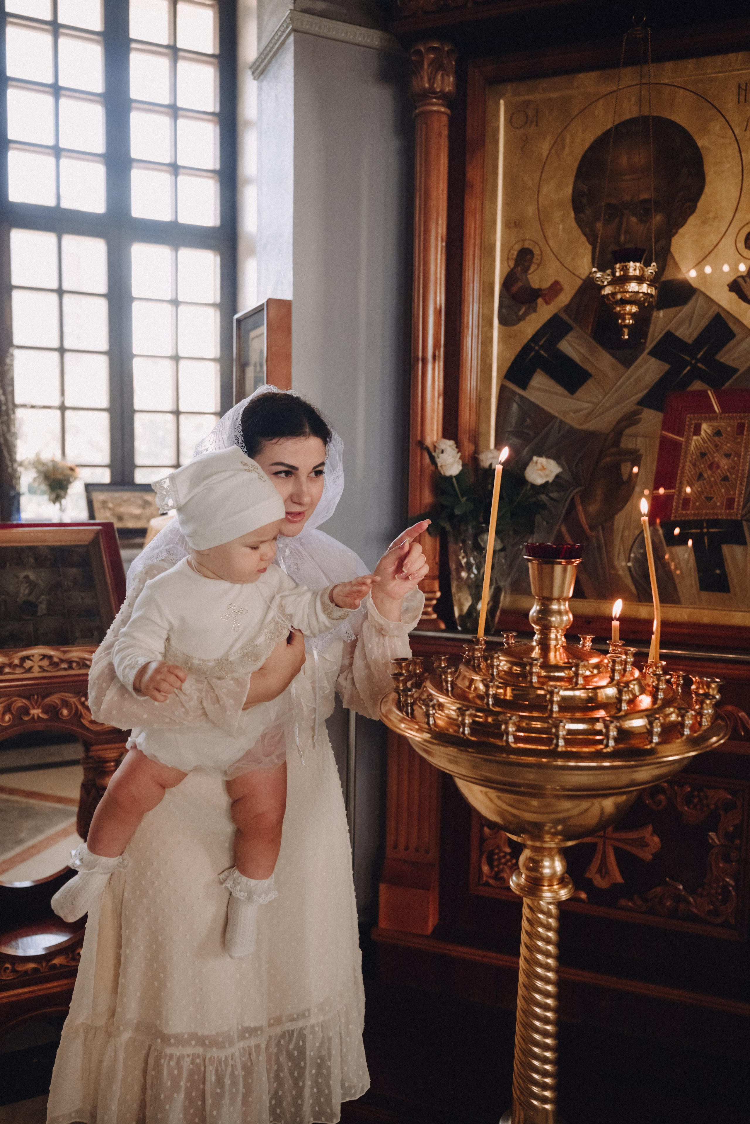 Крещение Аделины. Фотограф Анастасия Монах