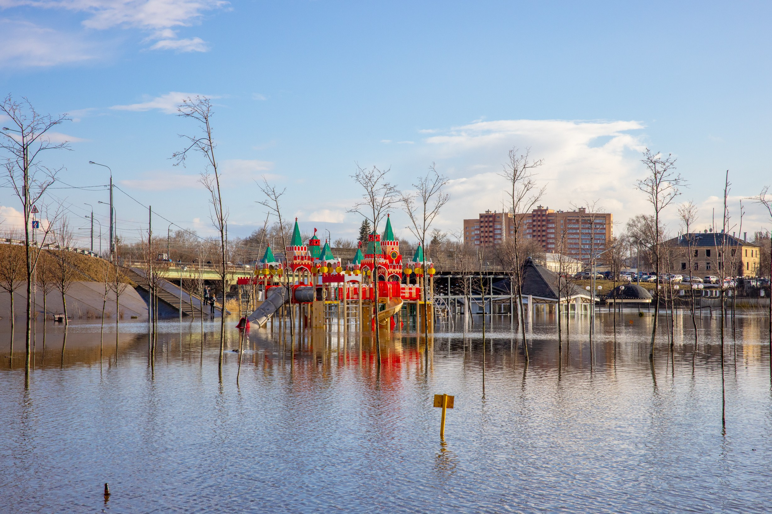 Паводок на Оке. Фотограф в Туле Крупский АнДРей. Фотостудия «КАДР71» в Туле