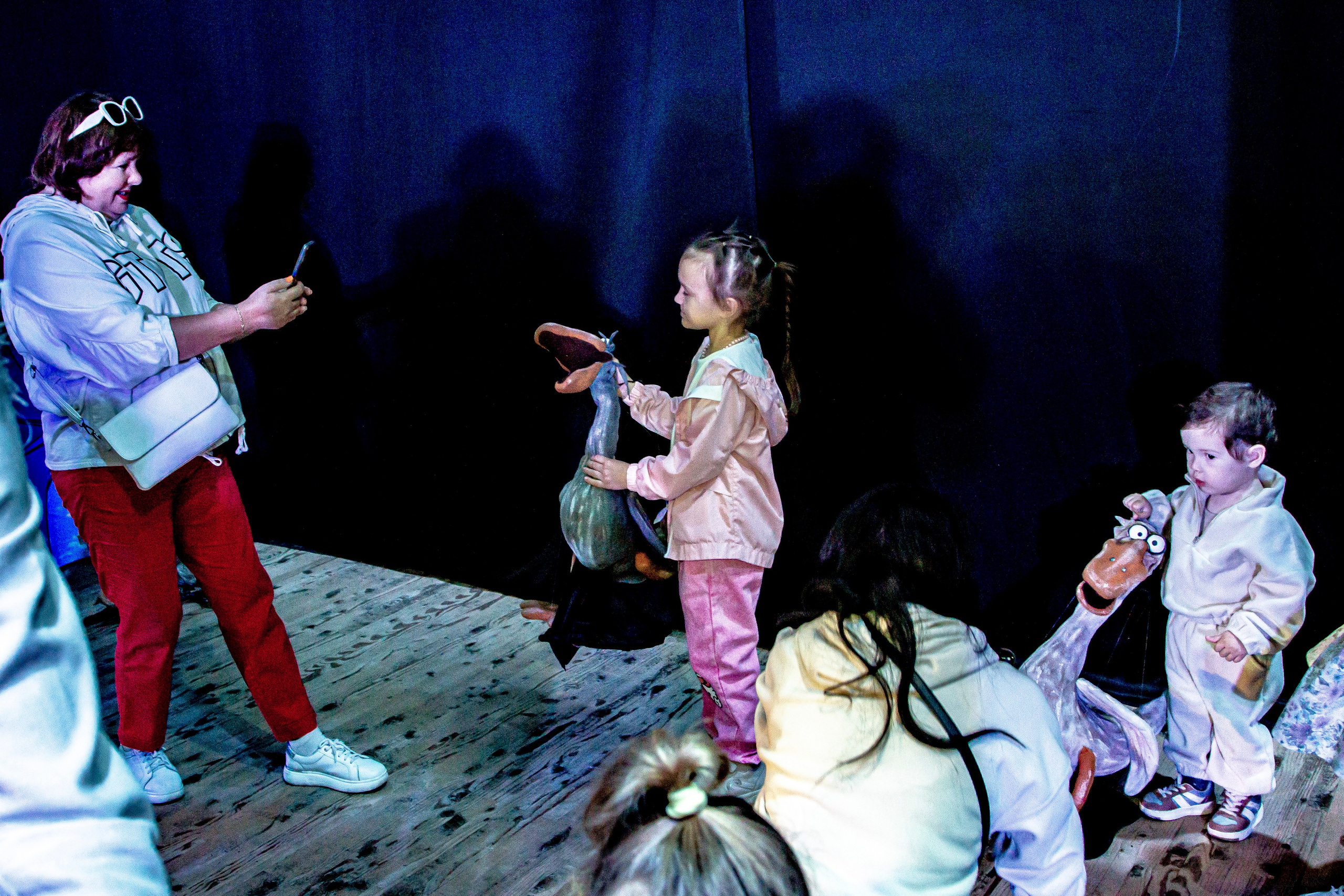 Спектакль театра Саквояж Лягушка путешествиница. Фотограф в Сочи Юрий Шептаев