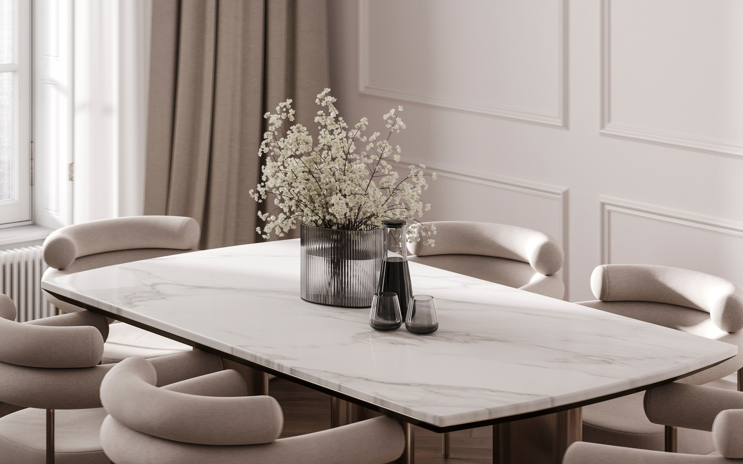 MODERN ELEGANCE | CONCEPTUAL PROJECT. Interior Visualization by Valerie Stetyukevich