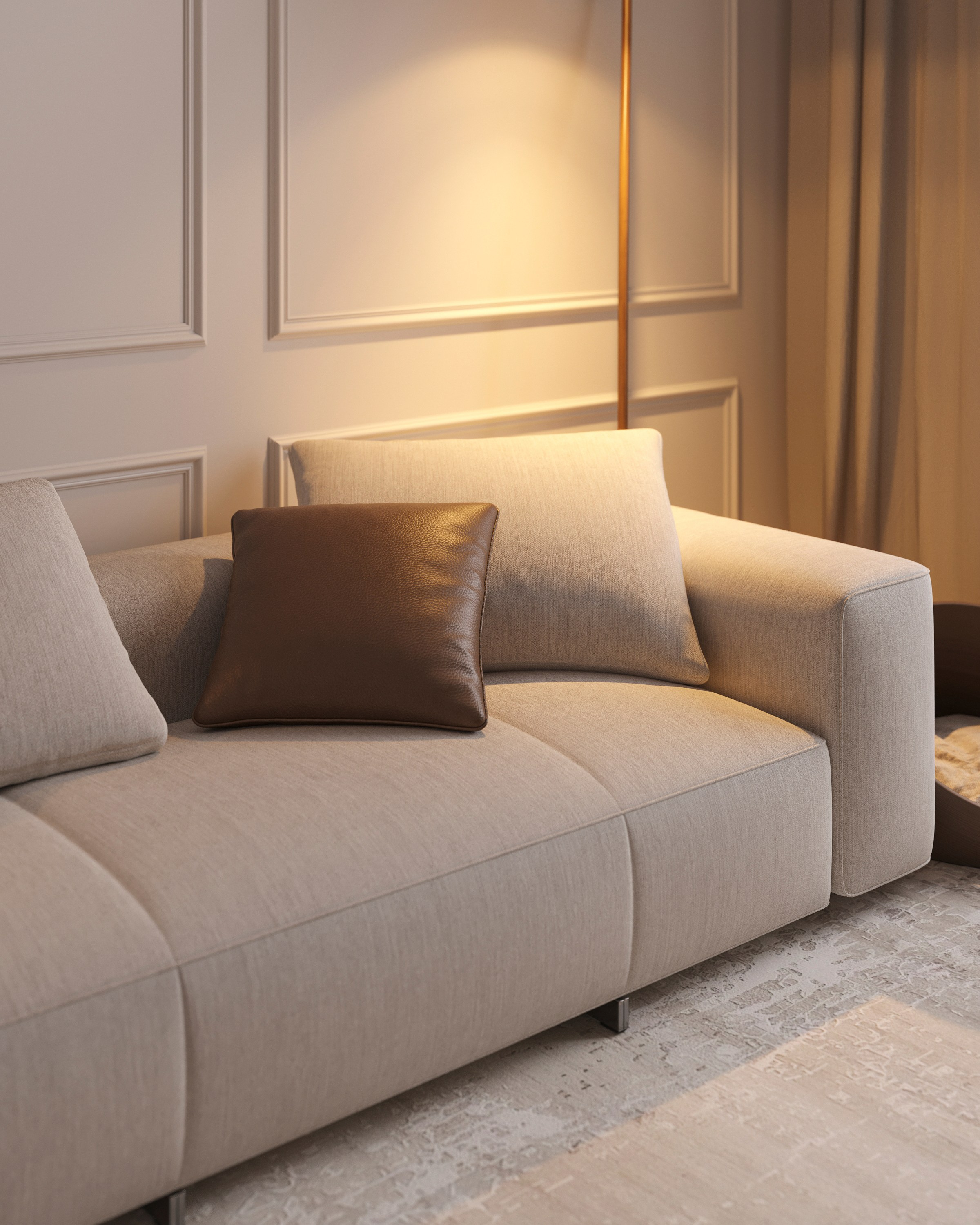 CHRISTMAS CHARM | DESIGNER ANNE KIREEVA. Interior Visualization by Valerie Stetyukevich