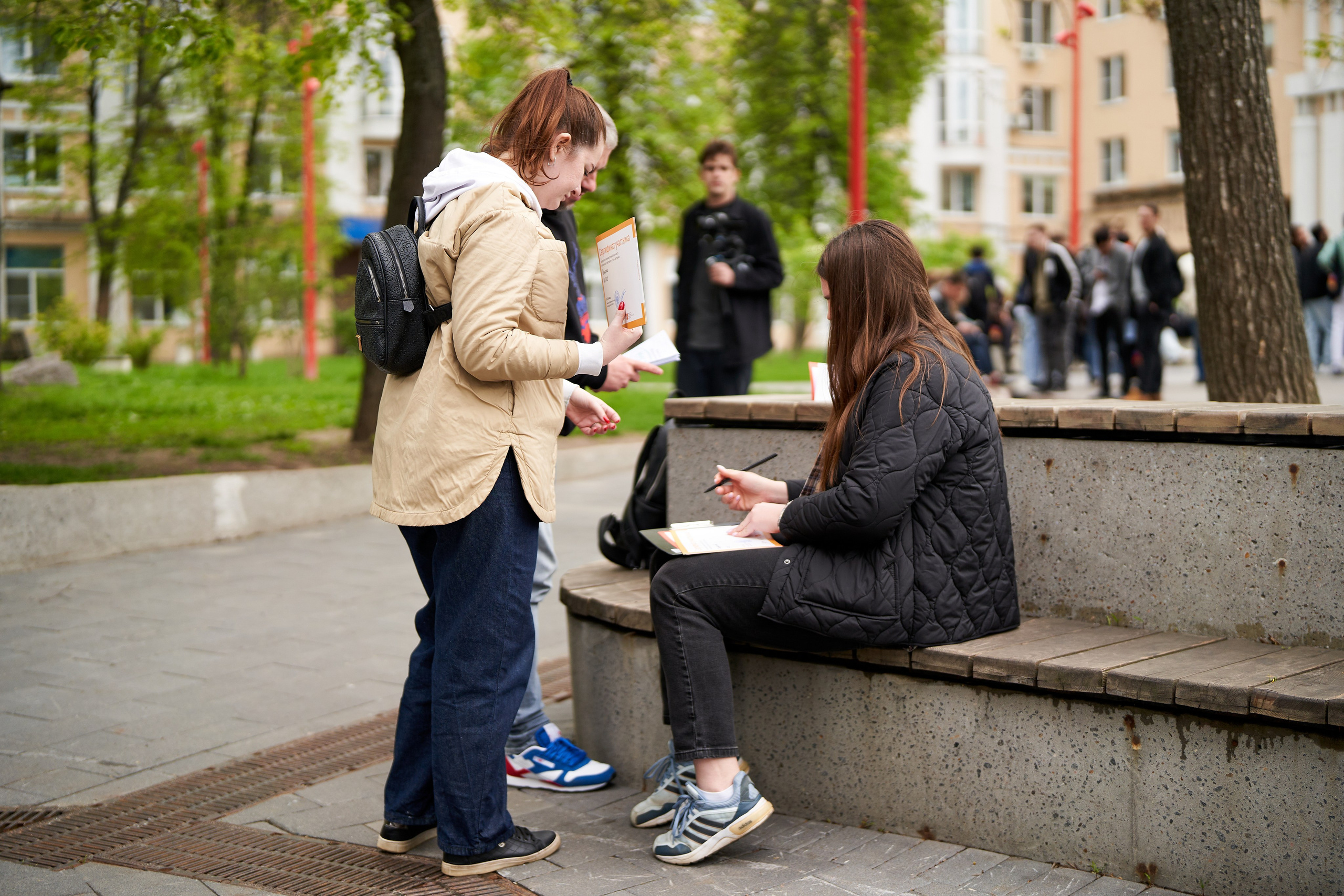 Городской квест в рамках регионального фестиваля «Учись без границ». Репортажный фотограф Вилянов Евгений. Нижний Новгород