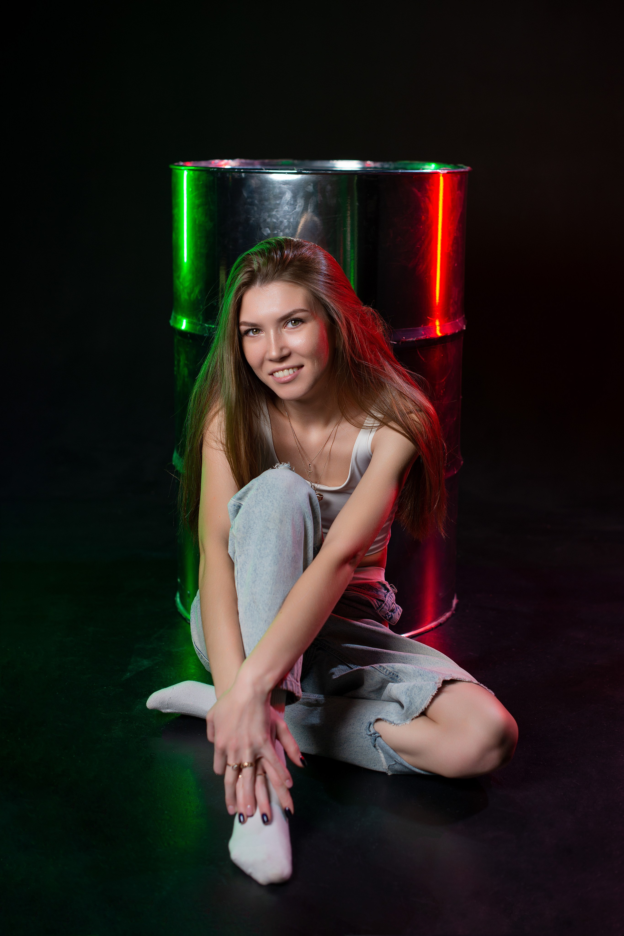 Ксения в фотостудии Black & White. Творческий фотограф Вологда