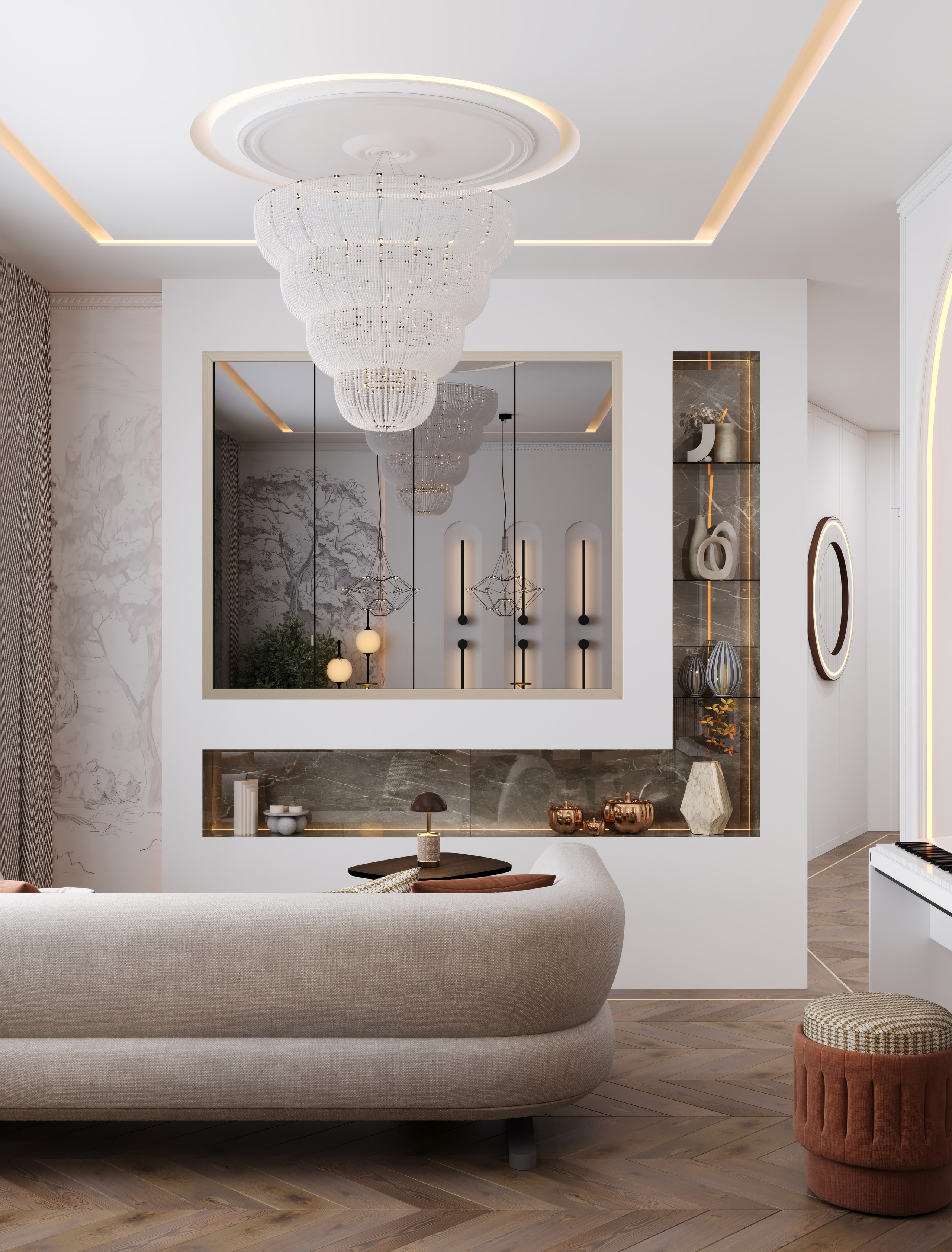 3D Визуализация квартиры пгт Заречье 62.7 m². Заказать 3Д визуализацию интерьеров — Дарья Веденёва