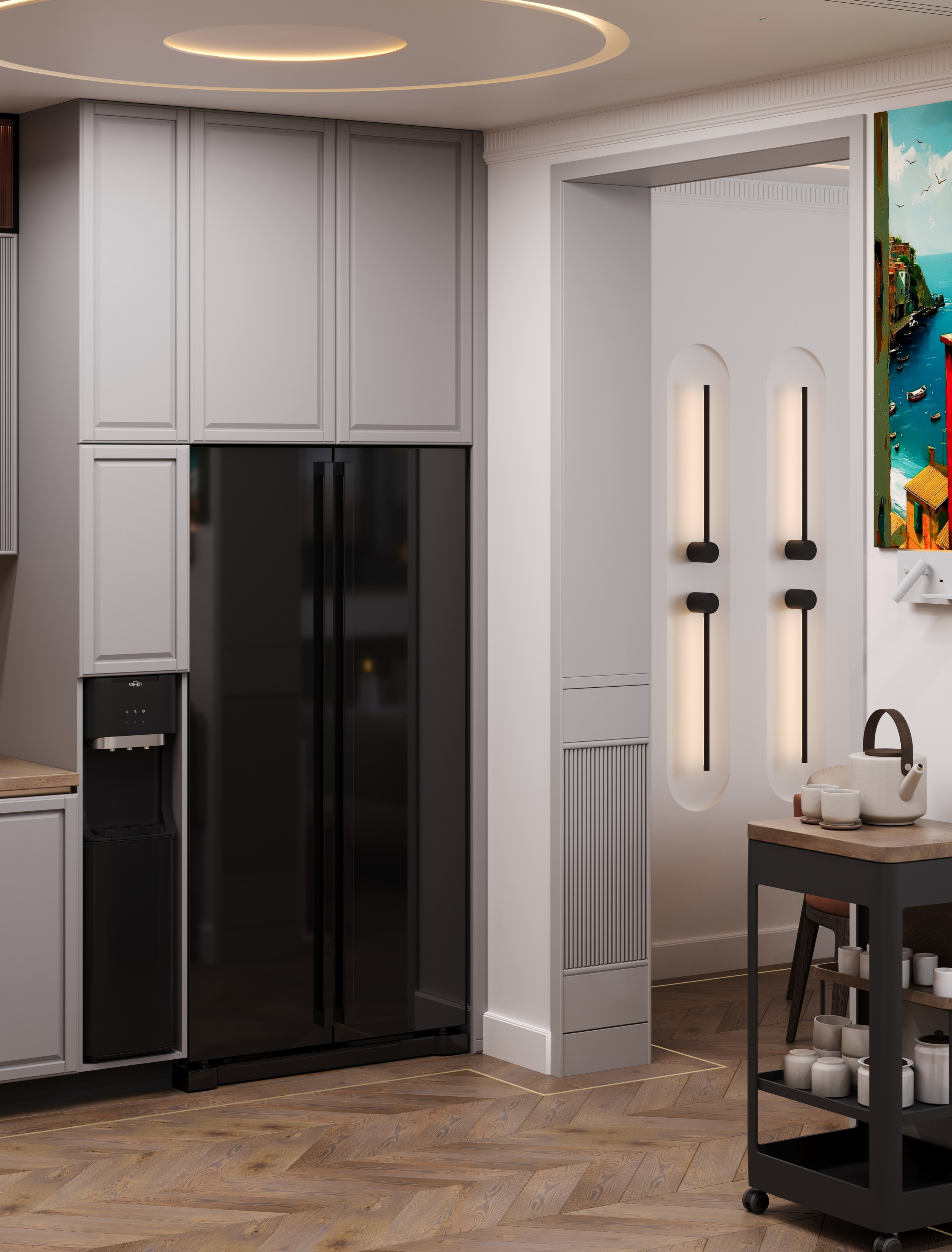 3D Визуализация квартиры пгт Заречье 62.7 m². Заказать 3Д визуализацию интерьеров — Дарья Веденёва