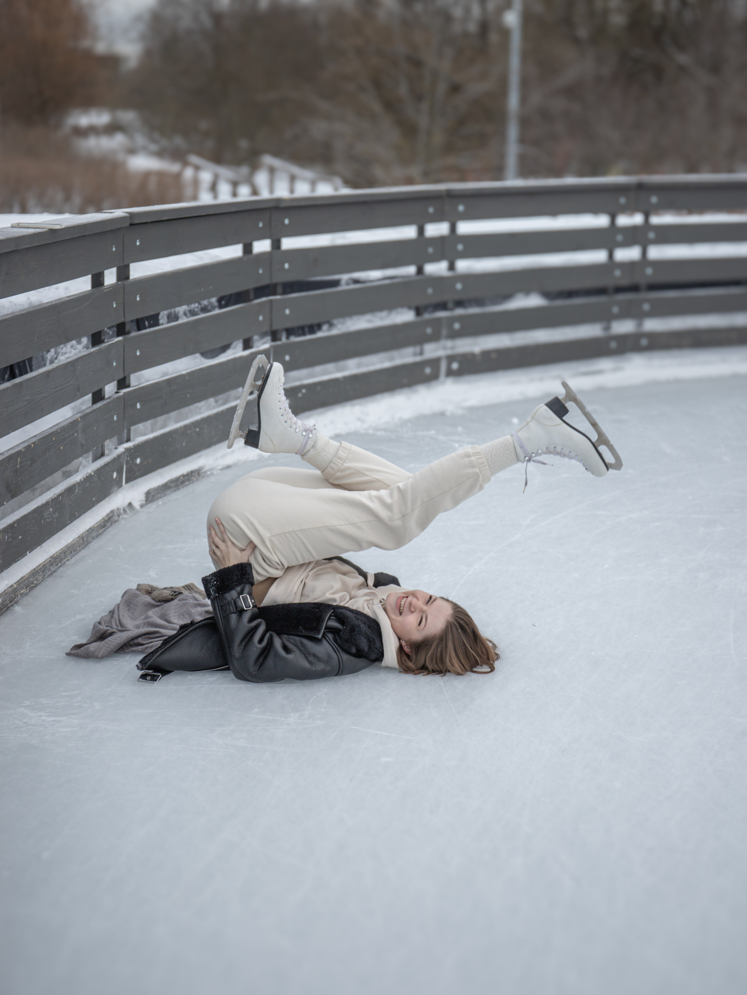 На катке. Свадебный и семейный фотограф в Москве Мила Широких