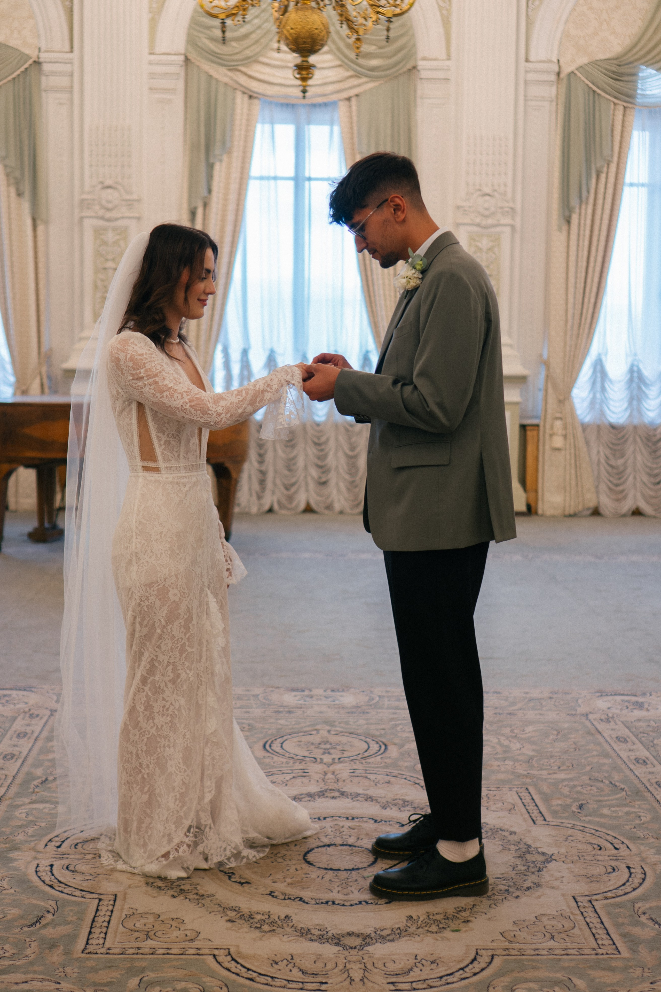 СВАДЕБНАЯ СЬЕМКА В ПЕРВОМ ДВОРЦЕ БРАКОСОЧЕТАНИЯ. Профессиональный фотограф, Санкт-Петербург — Виктория Богомолова