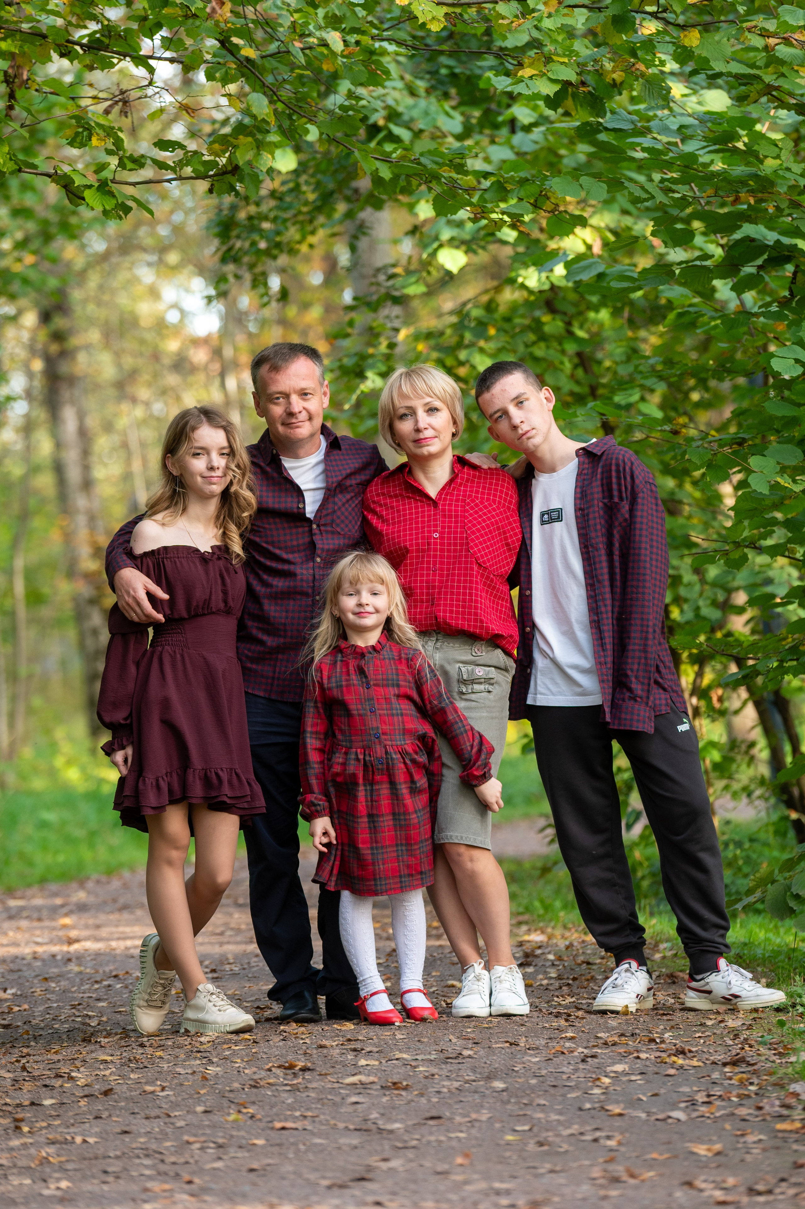 Фотосессия для семьи Кати. Школьный фотограф в Москве