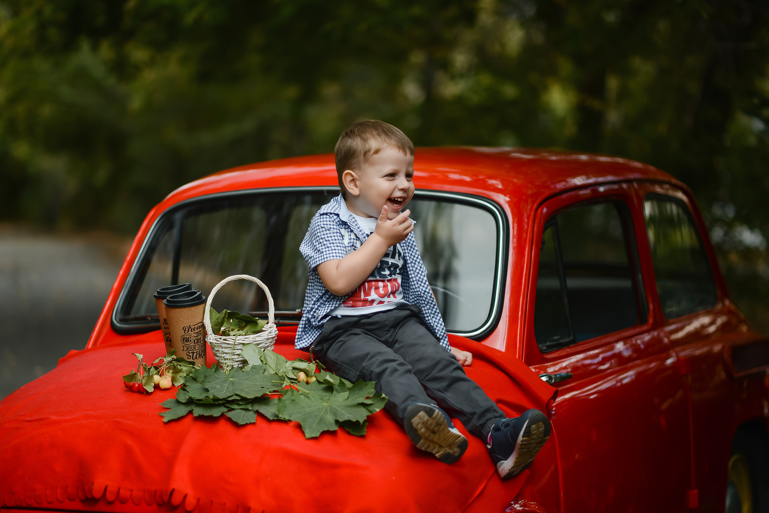 Осенний фотопроект с машинкой. Thephoto-russia.ru