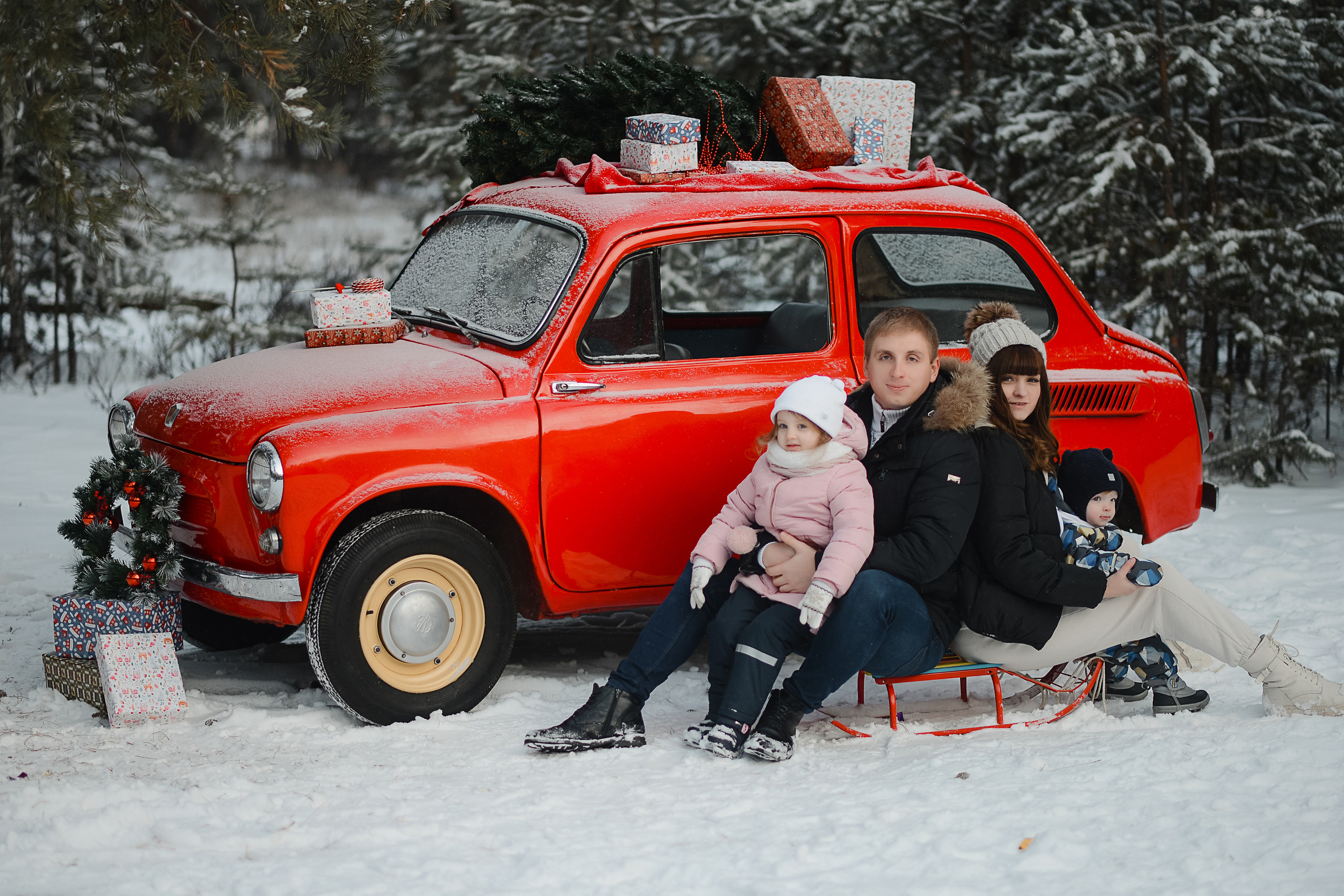 Зимний с машинкой. Thephoto-russia.ru