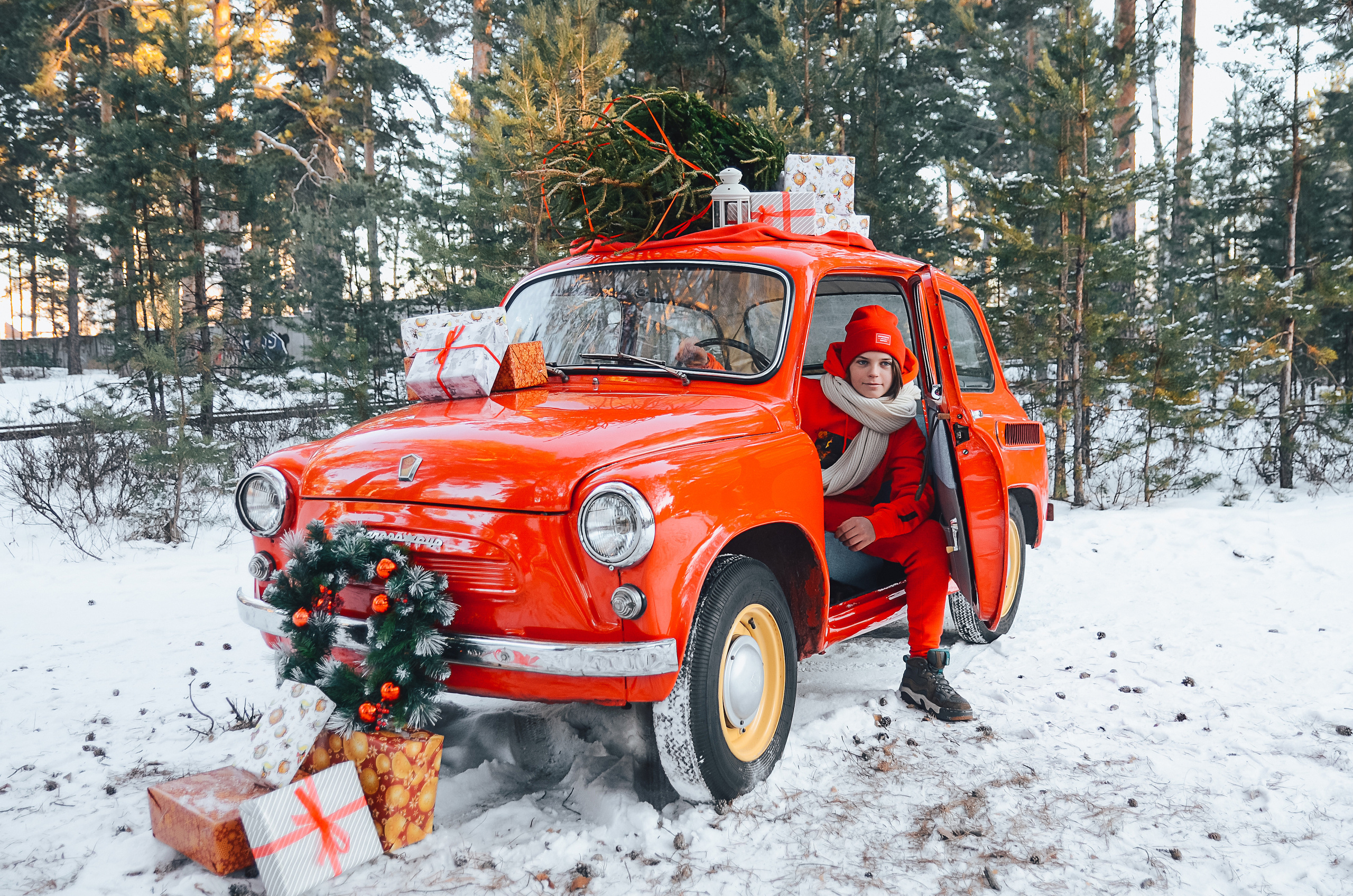 Зимний с машинкой. Thephoto-russia.ru