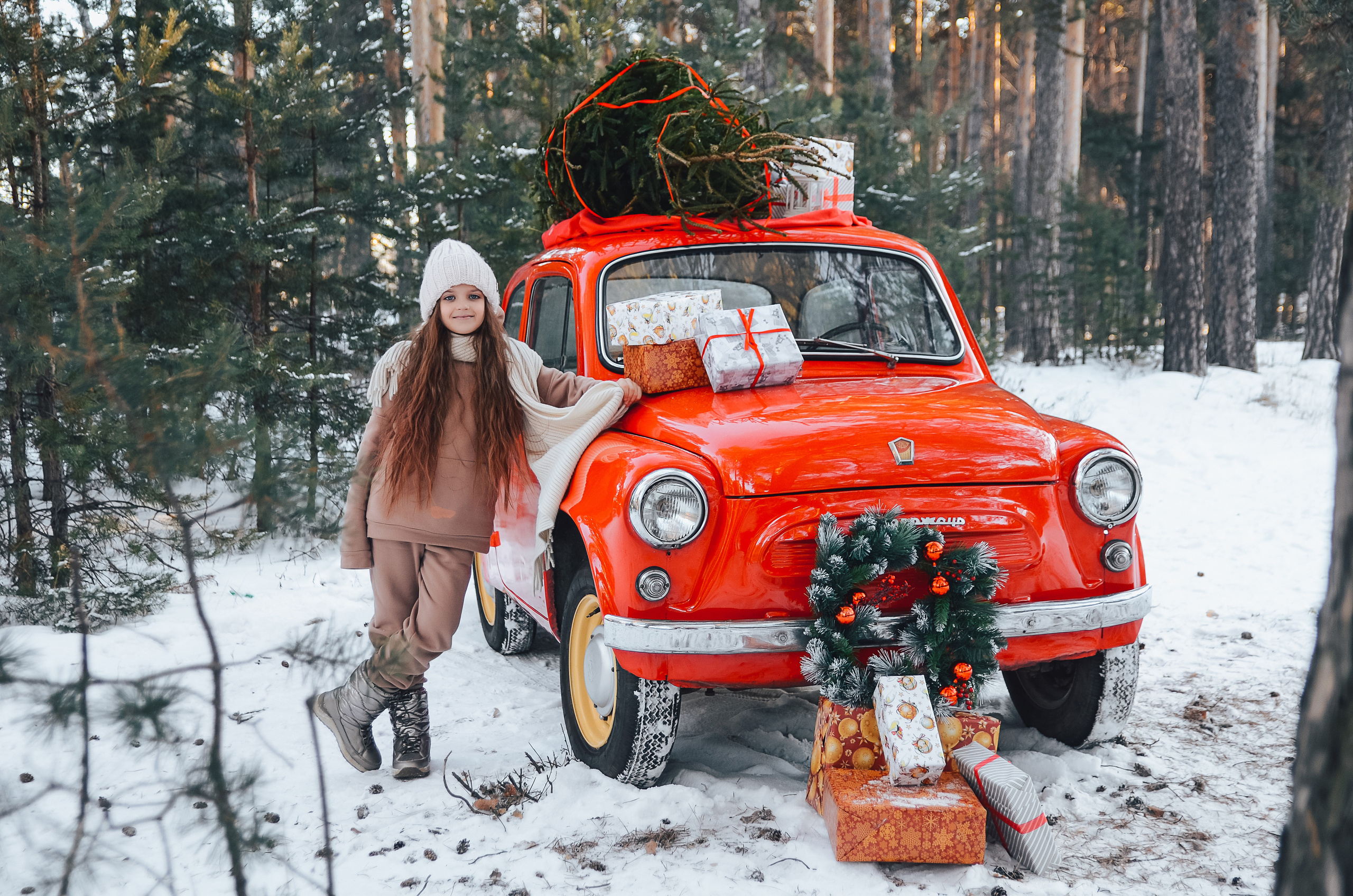 Зимний с машинкой. Thephoto-russia.ru