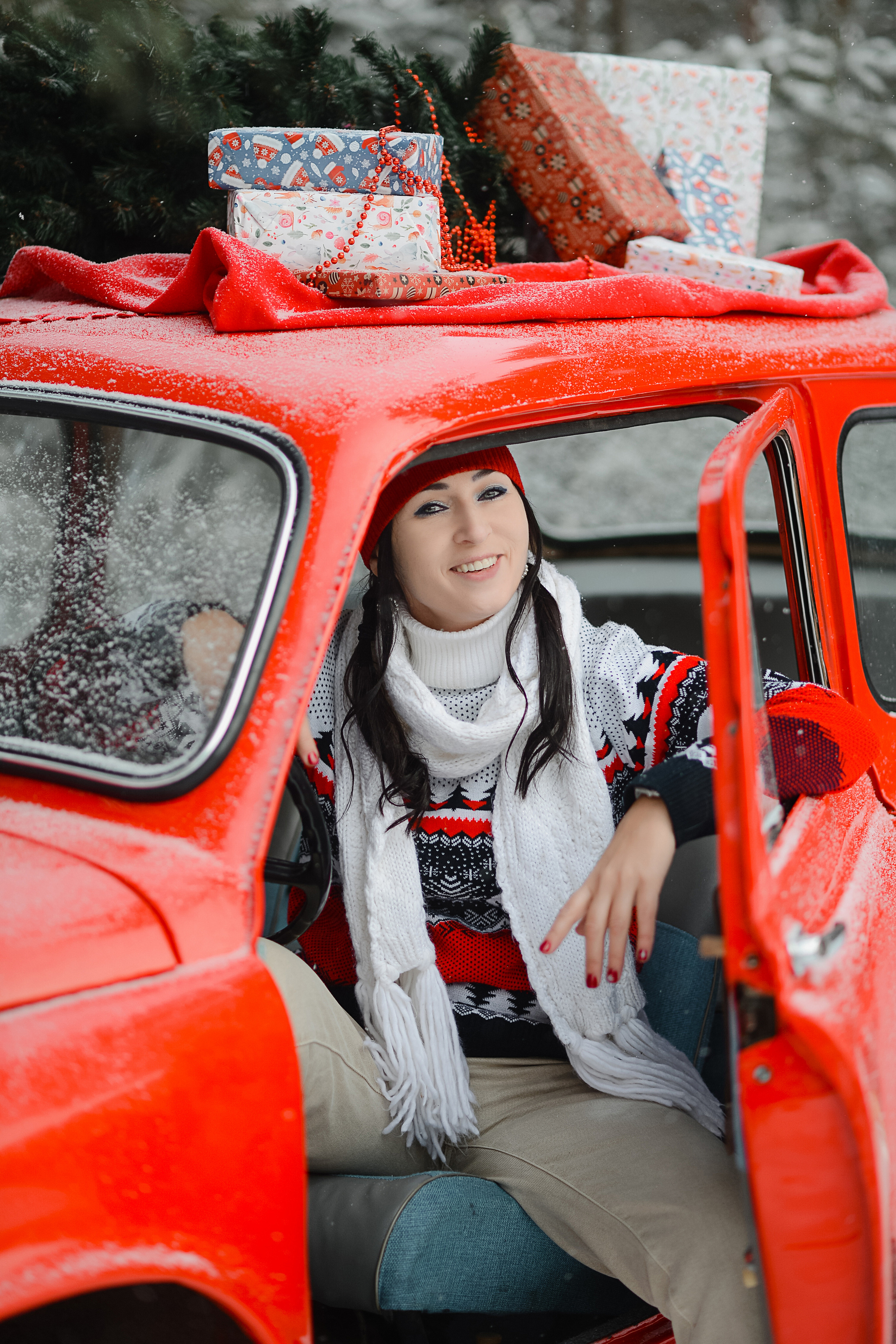 Зимний с машинкой. Thephoto-russia.ru