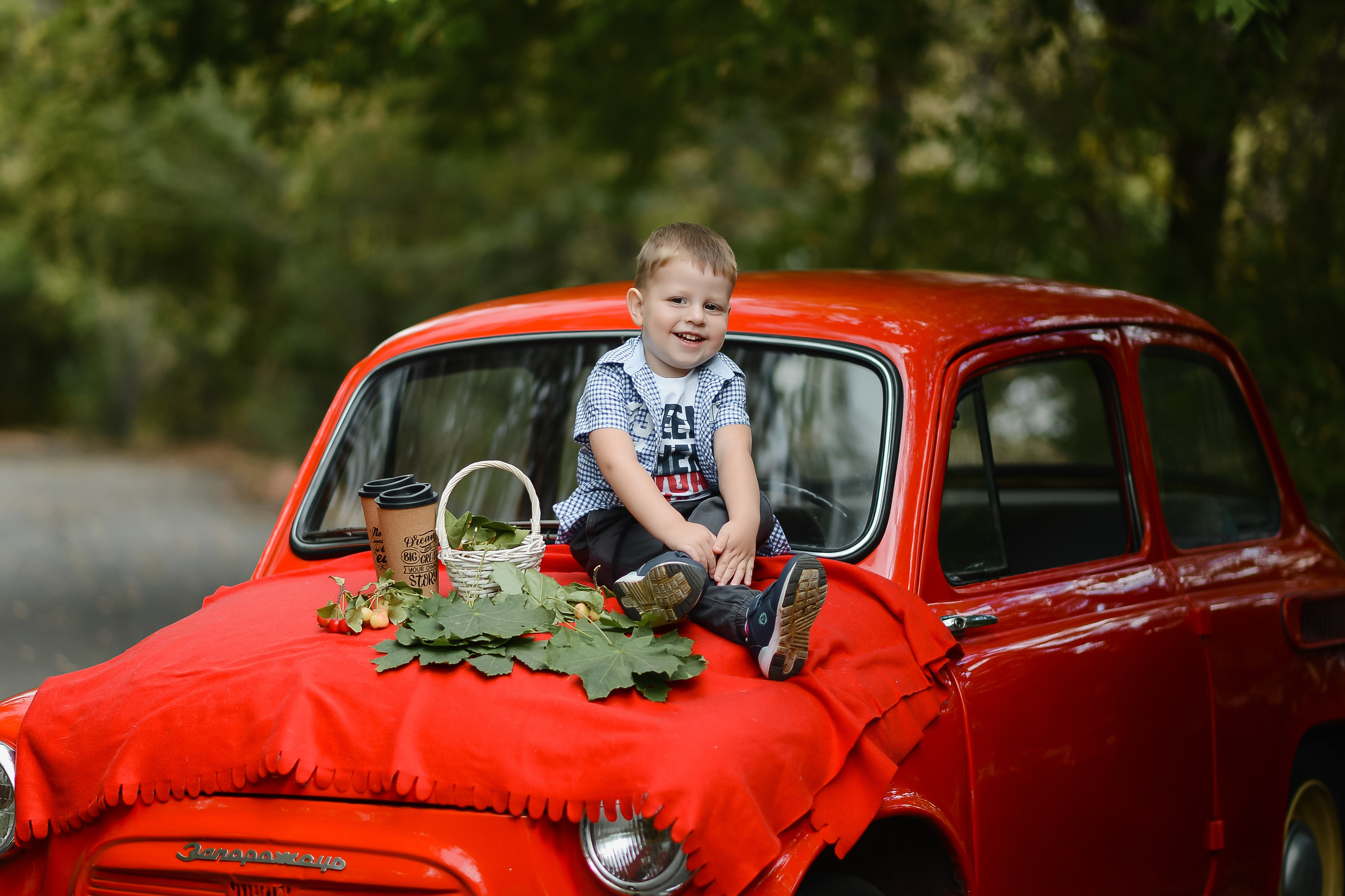 Осенний фотопроект с машинкой. Thephoto-russia.ru