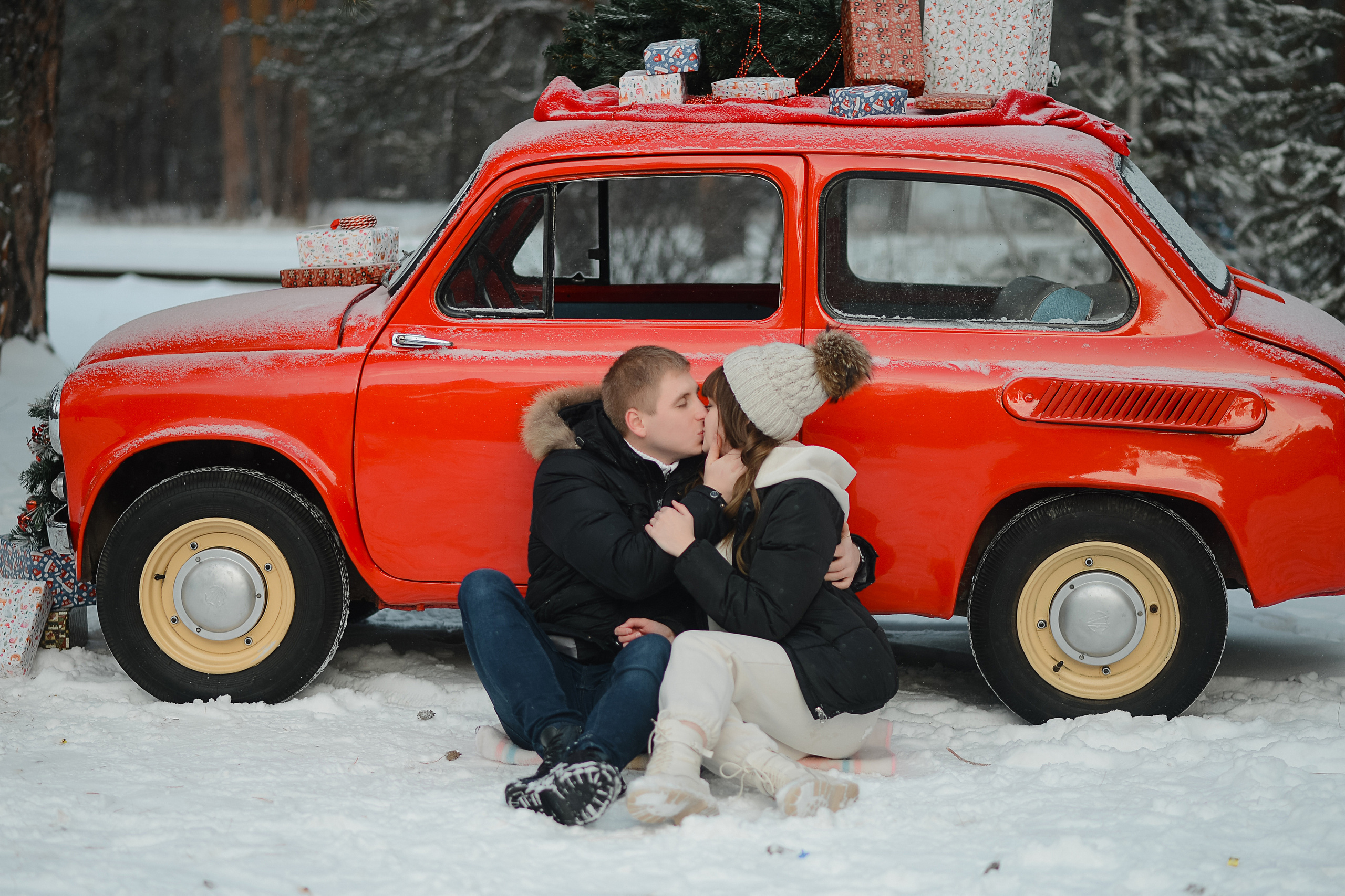 Зимний с машинкой. Thephoto-russia.ru