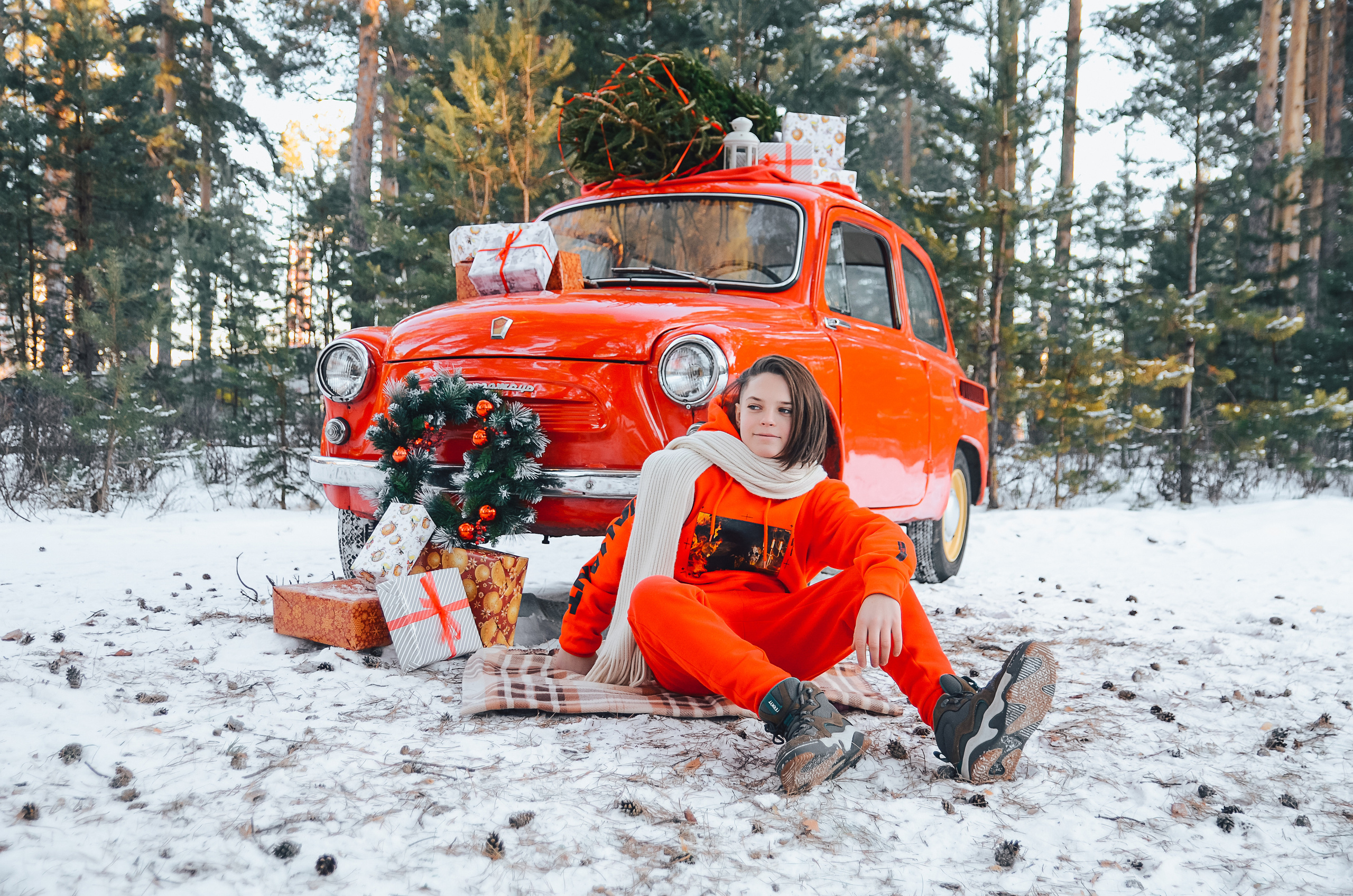 Зимний с машинкой. Thephoto-russia.ru