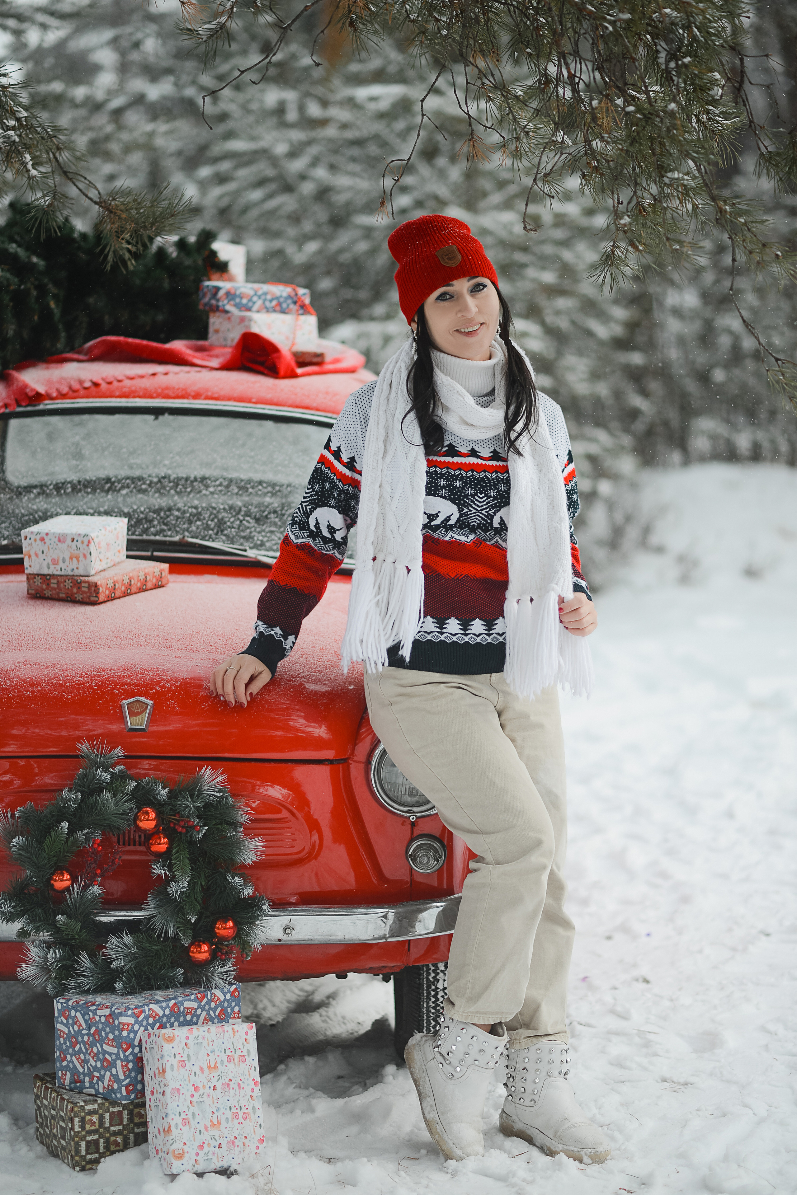 Зимний с машинкой. Thephoto-russia.ru