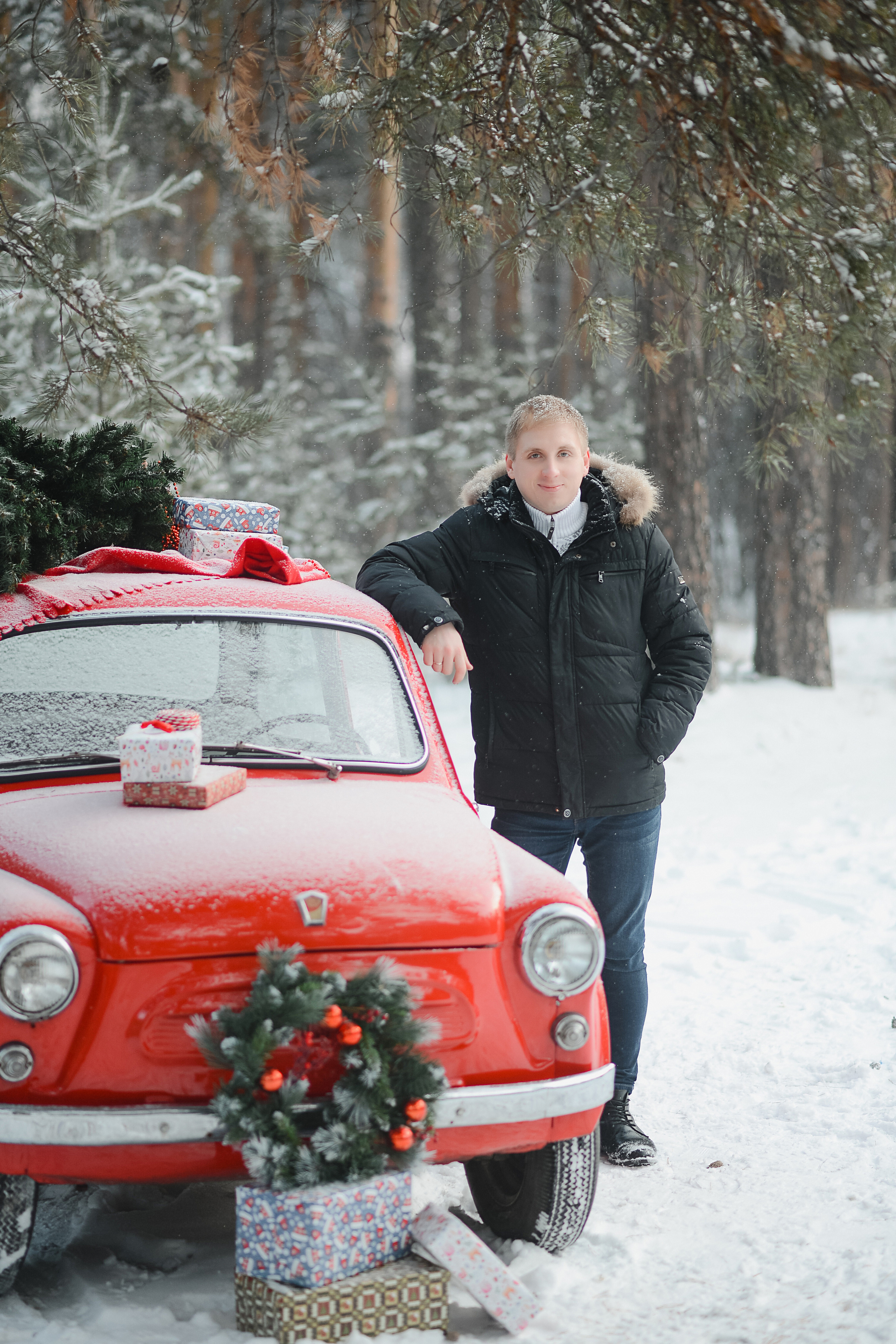 Зимний с машинкой. Thephoto-russia.ru