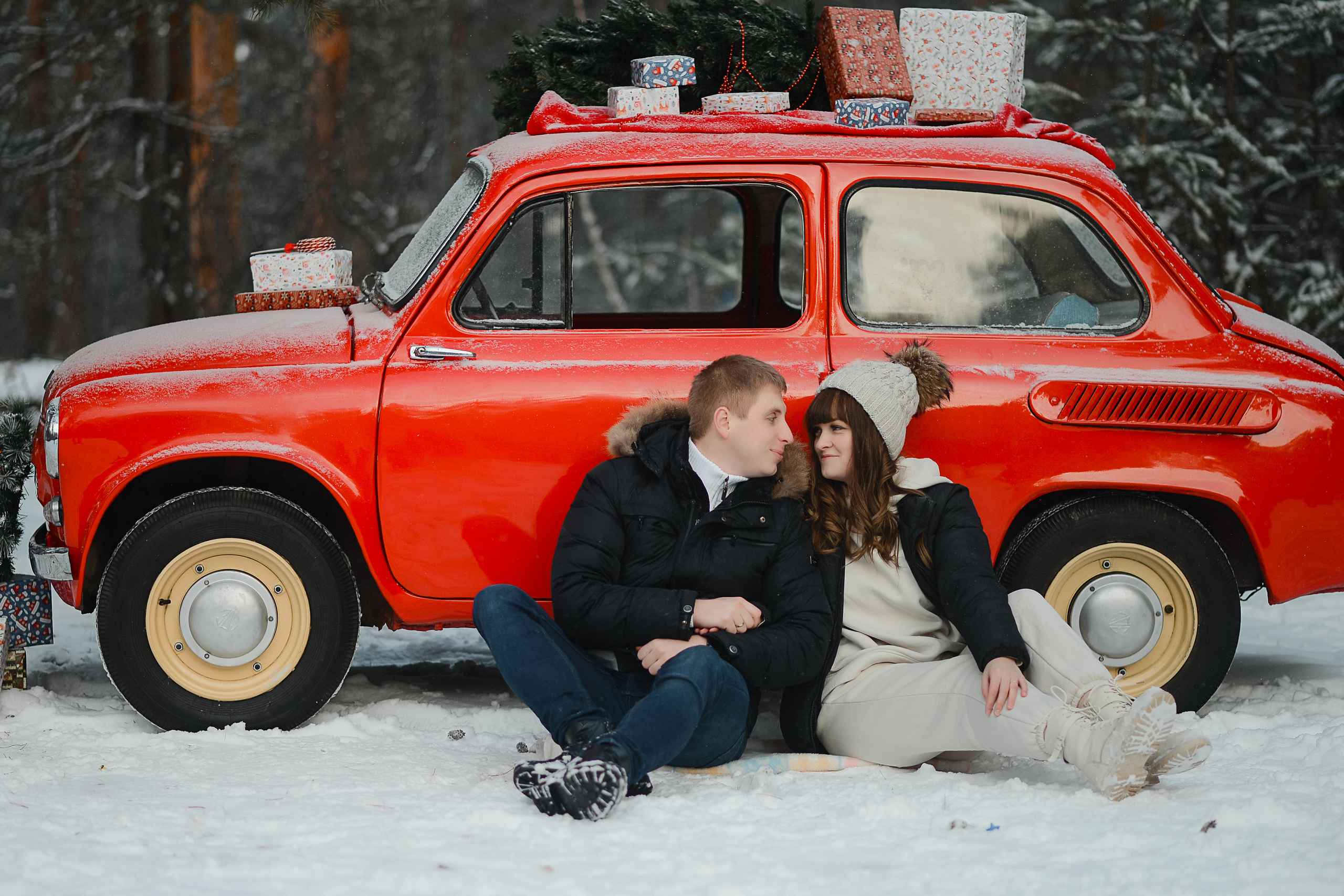 Зимний с машинкой. Thephoto-russia.ru