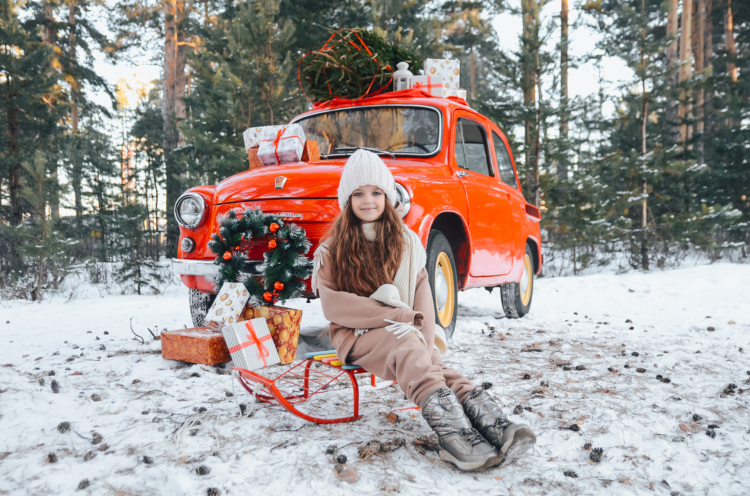 Зимний с машинкой. Thephoto-russia.ru