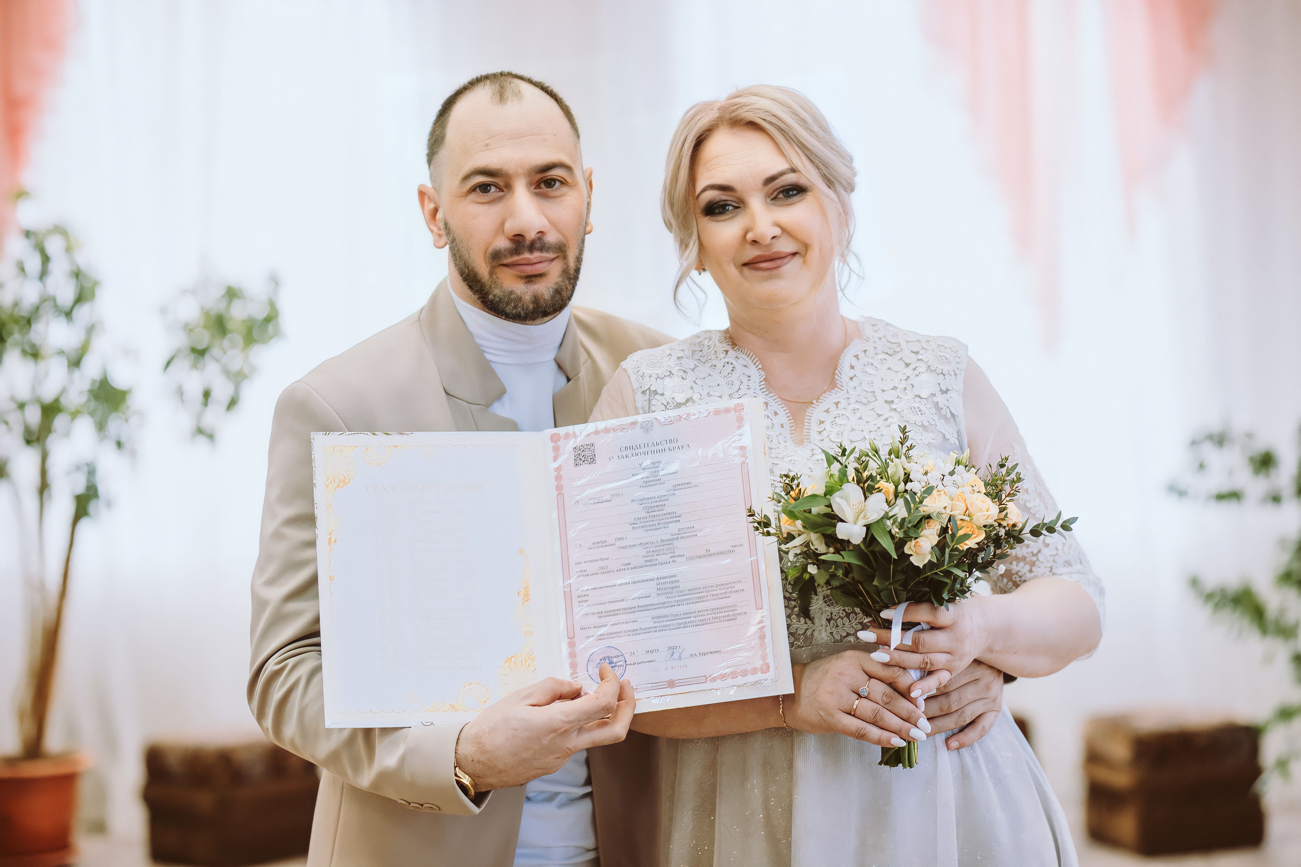 Церемония в ЗАГСе: Артур и Елена. Семейный фотограф в Вышнем Волочке — Ульяна Иванова | Фотосессии для всей семьи