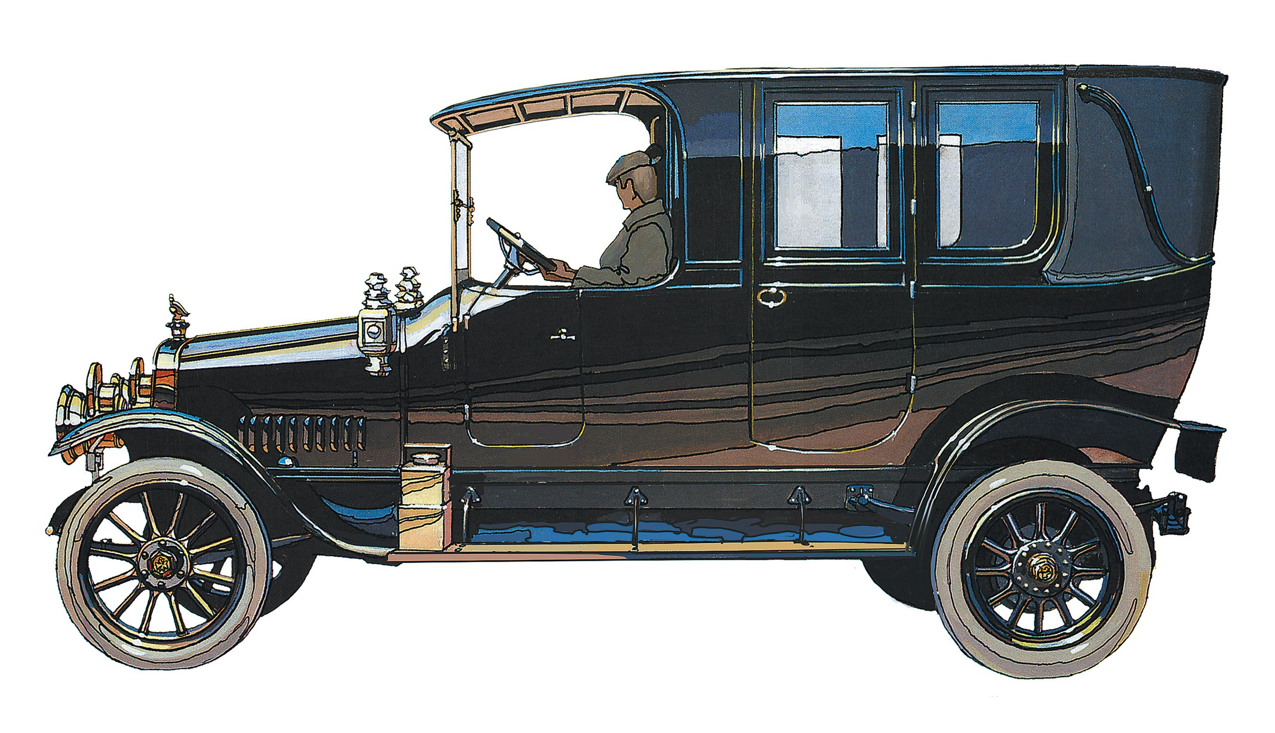 Серия рисунков для журнала «За рулем». Главная