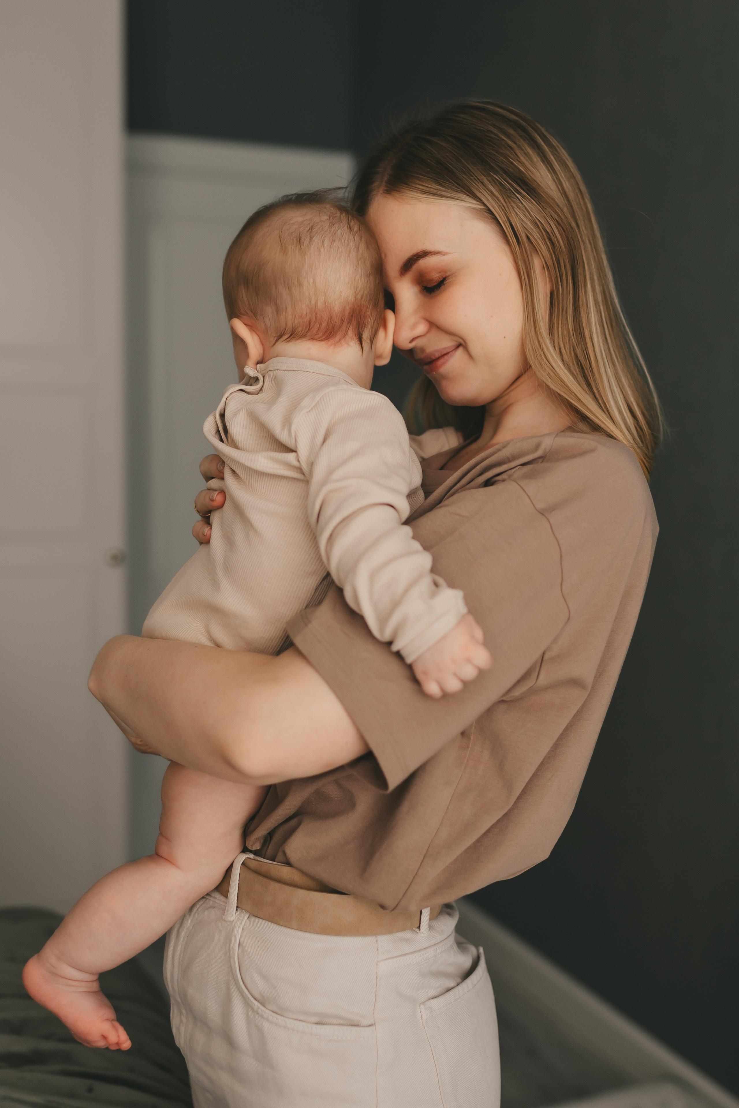 Женя, Юля и Вероника (домашняя фотосессия). Семейный и детский фотограф и видеограф в Москве, Дрокина Наталья