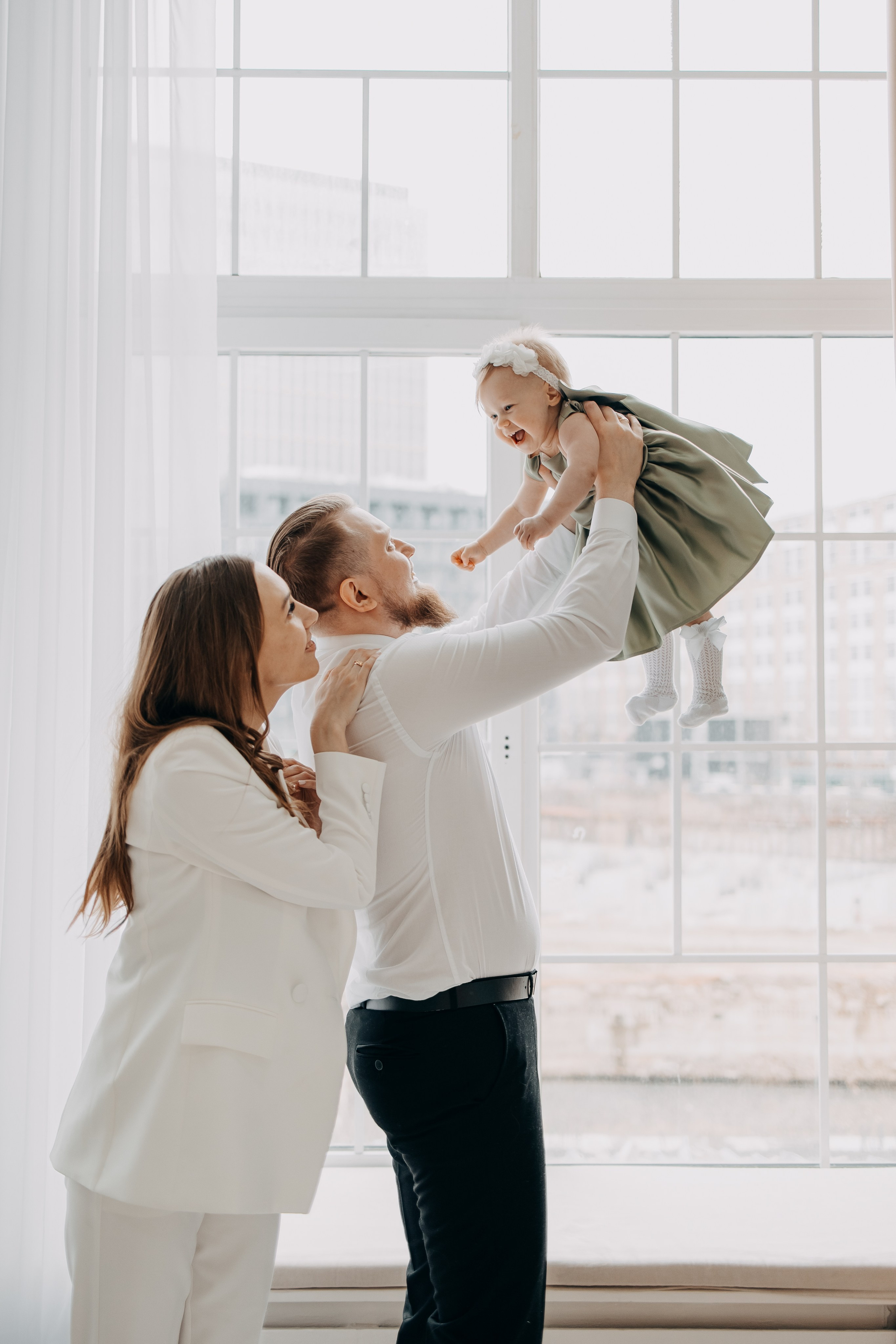 Елена, Александр и Машенька. Детский и семейный фотограф. Москва